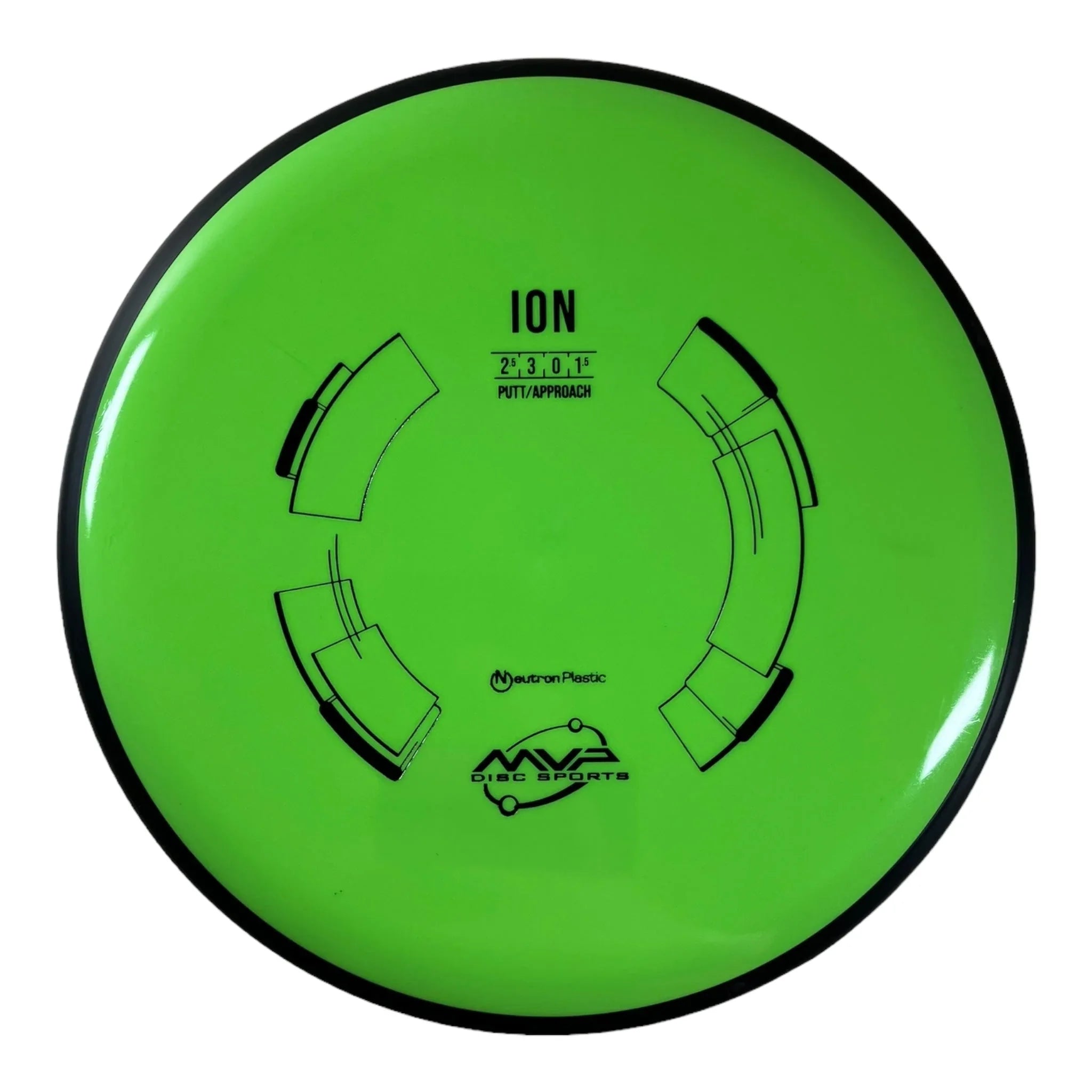 MVP Disc Sports Ion | Neutron | Green/Black 169g Disc Golf