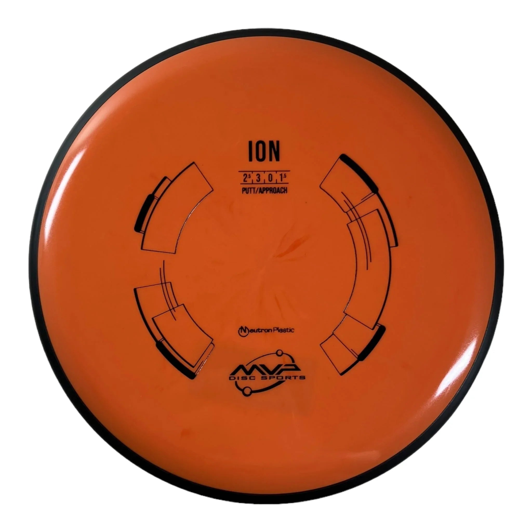 MVP Disc Sports Ion | Neutron | Orange/Black 174g Disc Golf