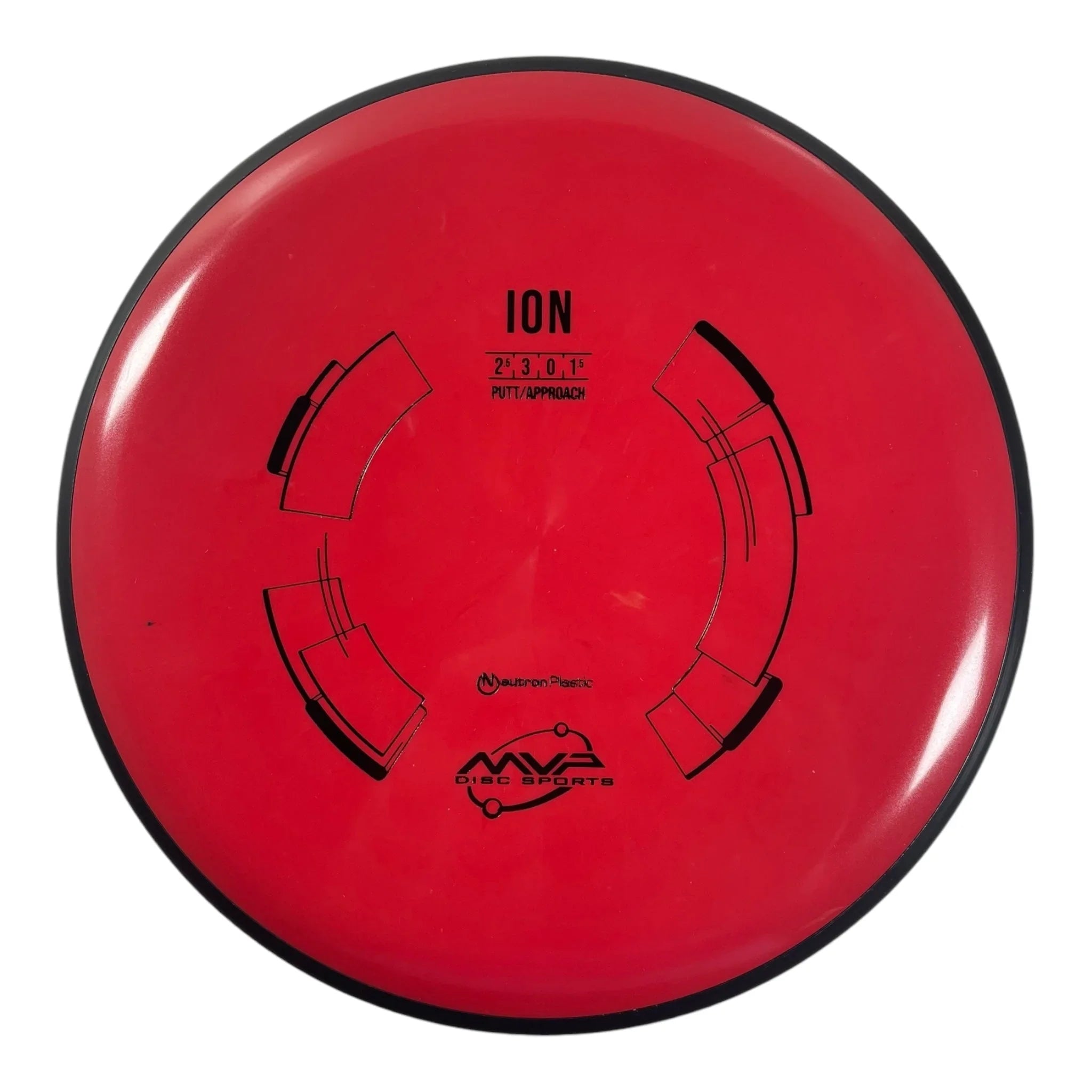 MVP Disc Sports Ion | Neutron | Red/Black 174g Disc Golf