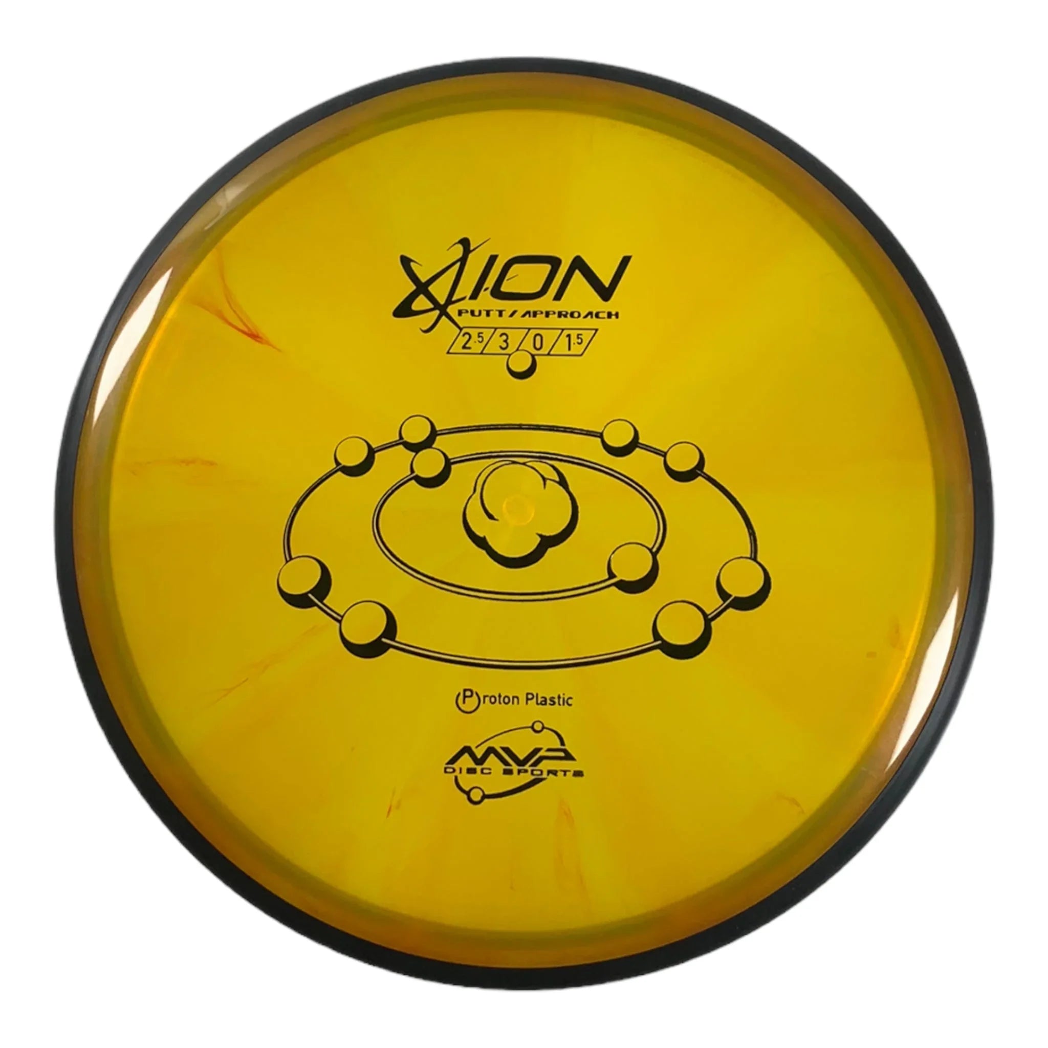 MVP Disc Sports Ion | Proton | Yellow/Black 168g Disc Golf