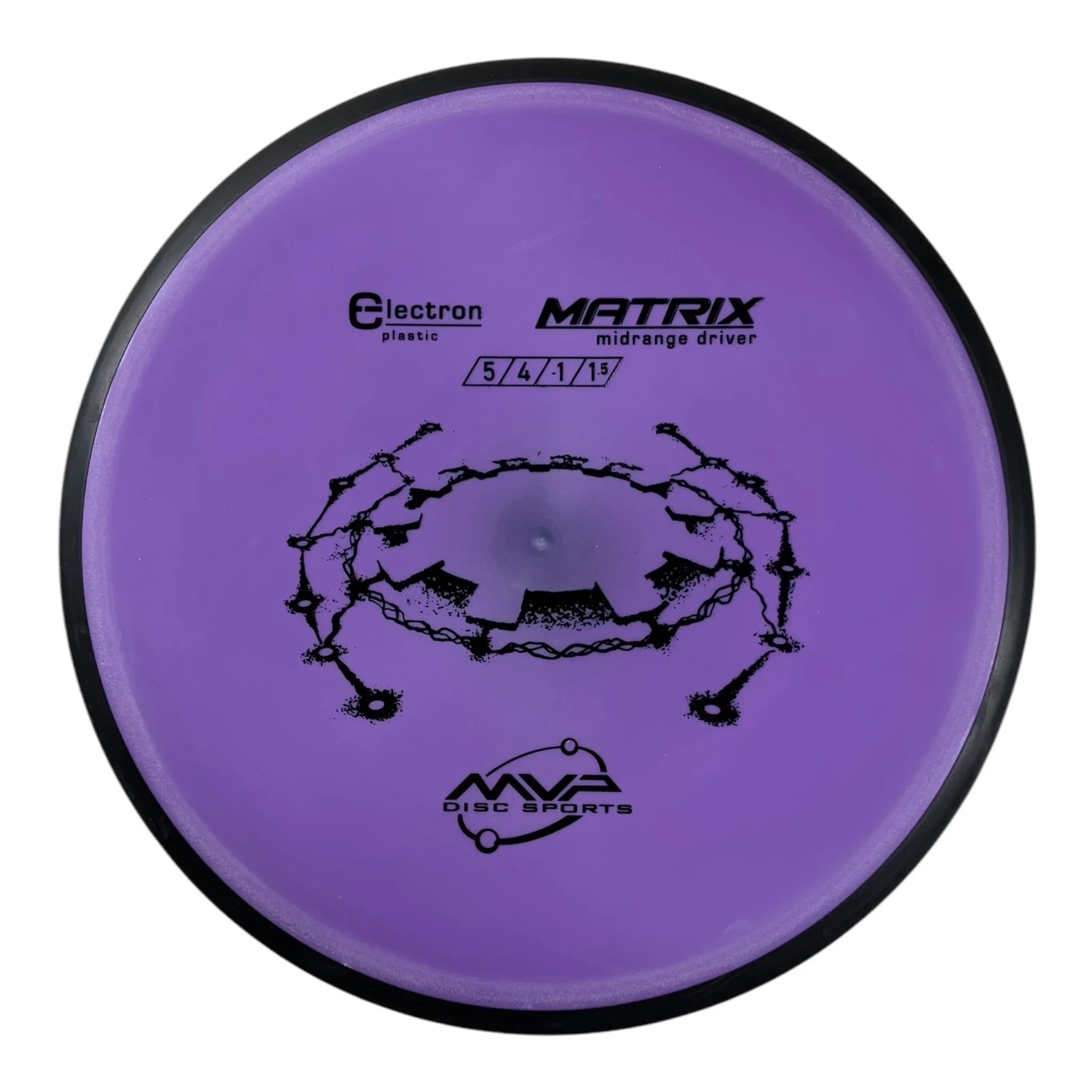 MVP Disc Sports Matrix | Electron | Purple/Black 168-169g Disc Golf