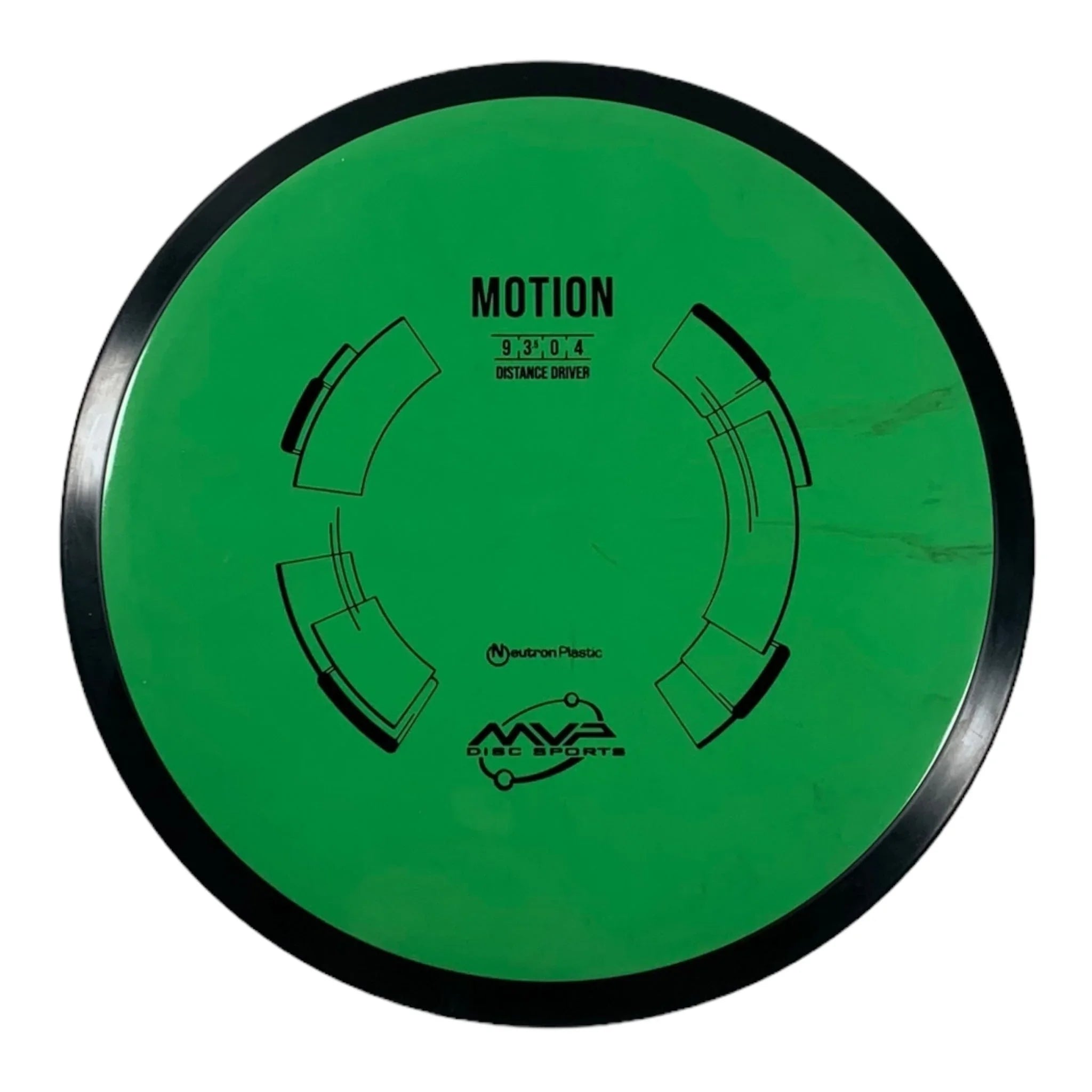 MVP Disc Sports Motion | Neutron | Green/Black 172 - 173g Disc Golf