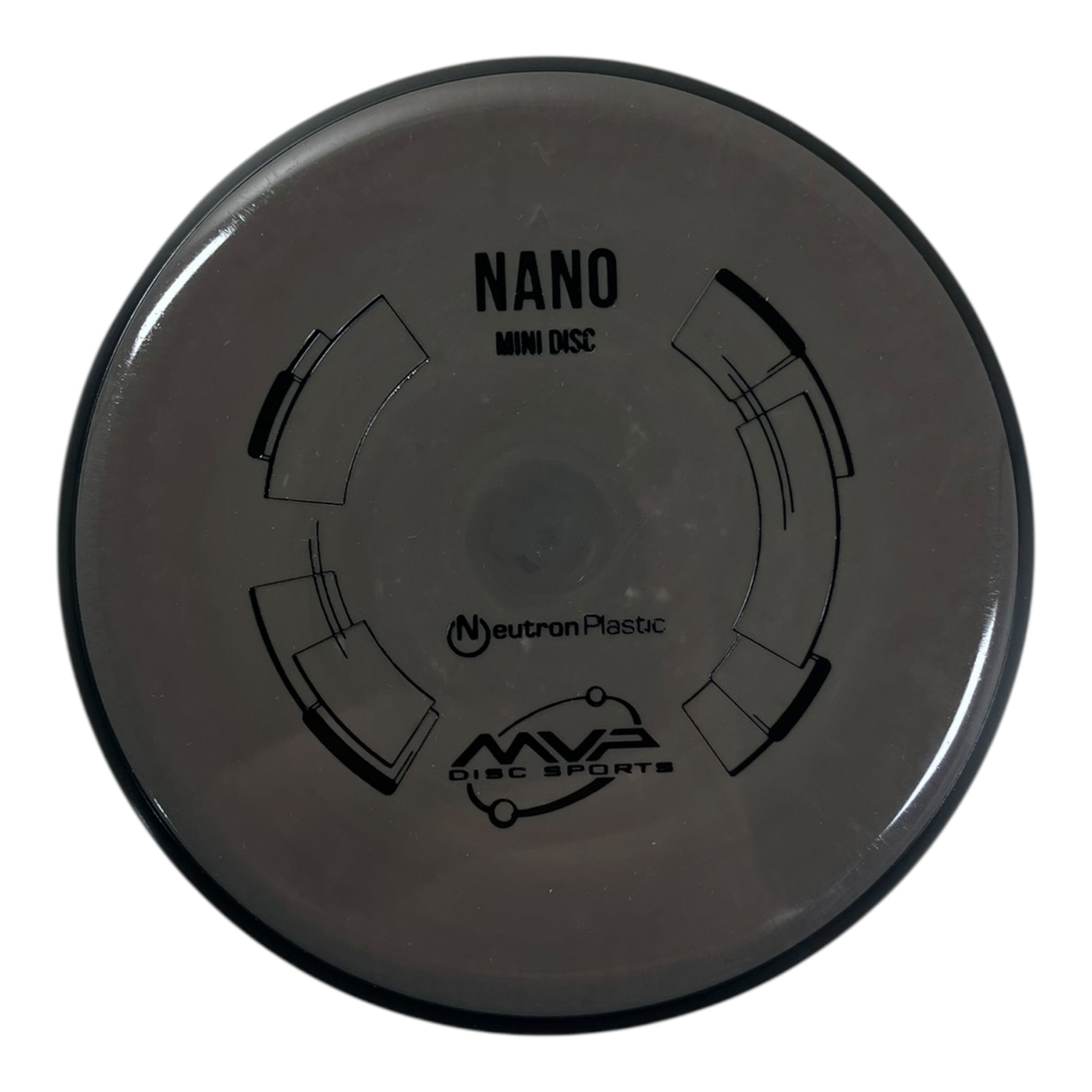 MVP Disc Sports MVP Nano Mini Marker Disc | Neutron | Grey Disc Golf