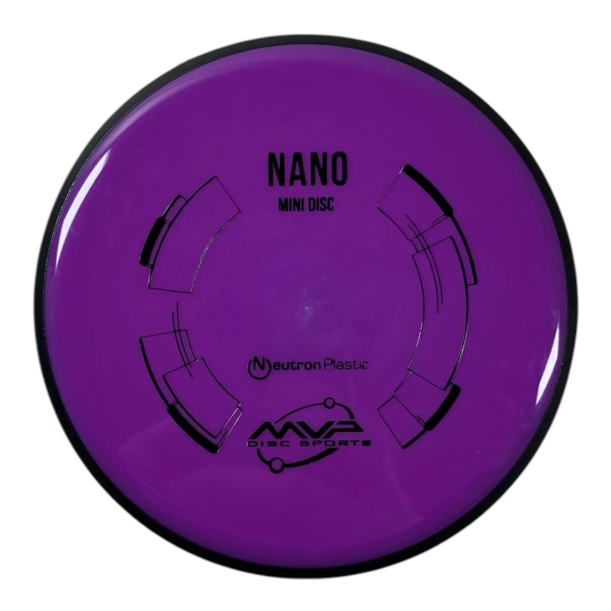 MVP Disc Sports MVP Nano Mini Marker Disc | Neutron | Purple Disc Golf
