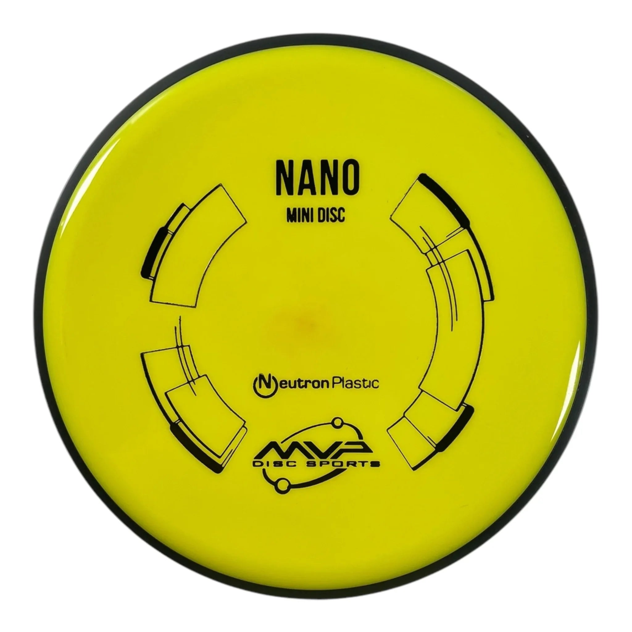 MVP Disc Sports MVP Nano Mini Marker Disc | Neutron | Yellow Disc Golf