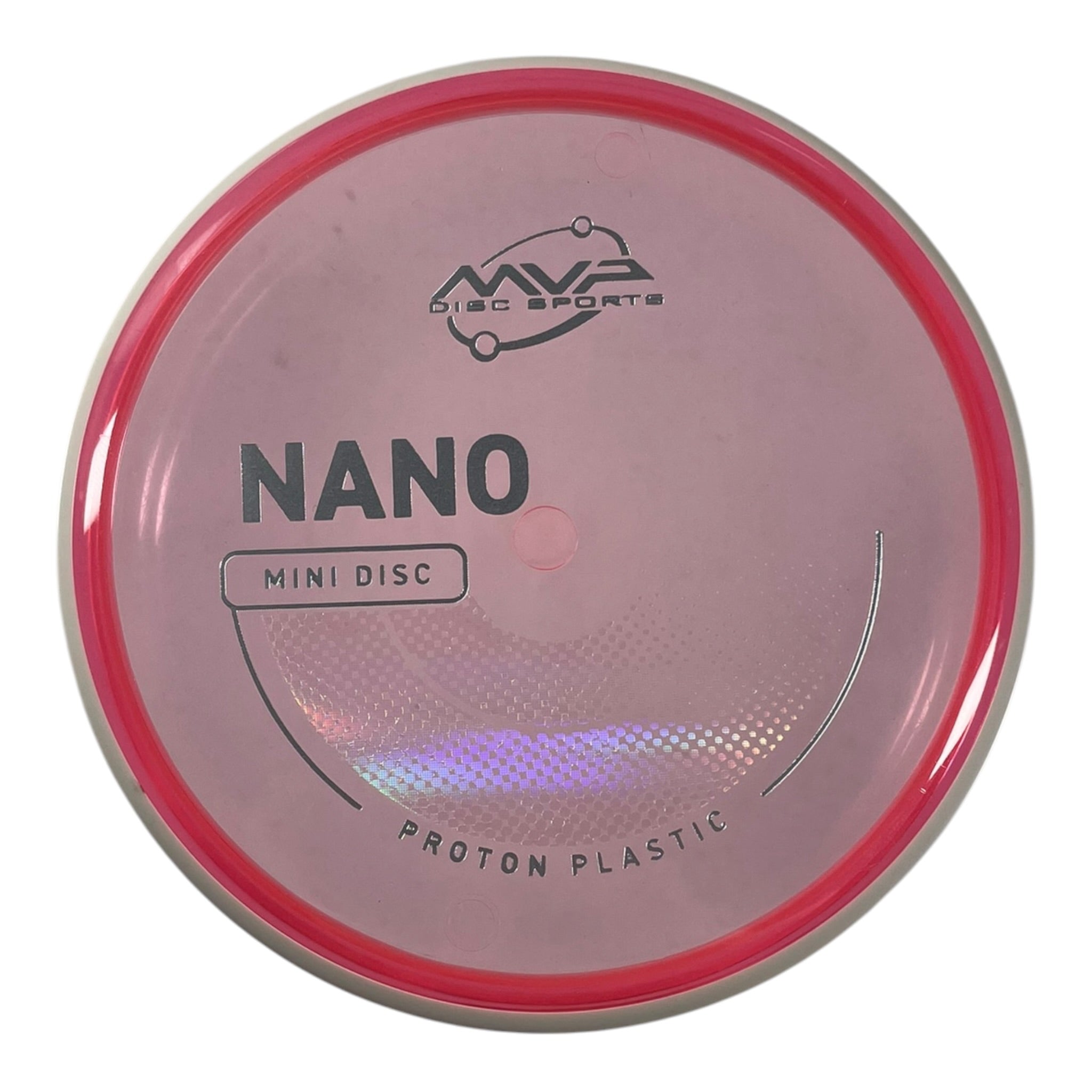 MVP Disc Sports MVP Nano Mini Marker Disc | Proton | Pink (Project Lab Coat) Disc Golf