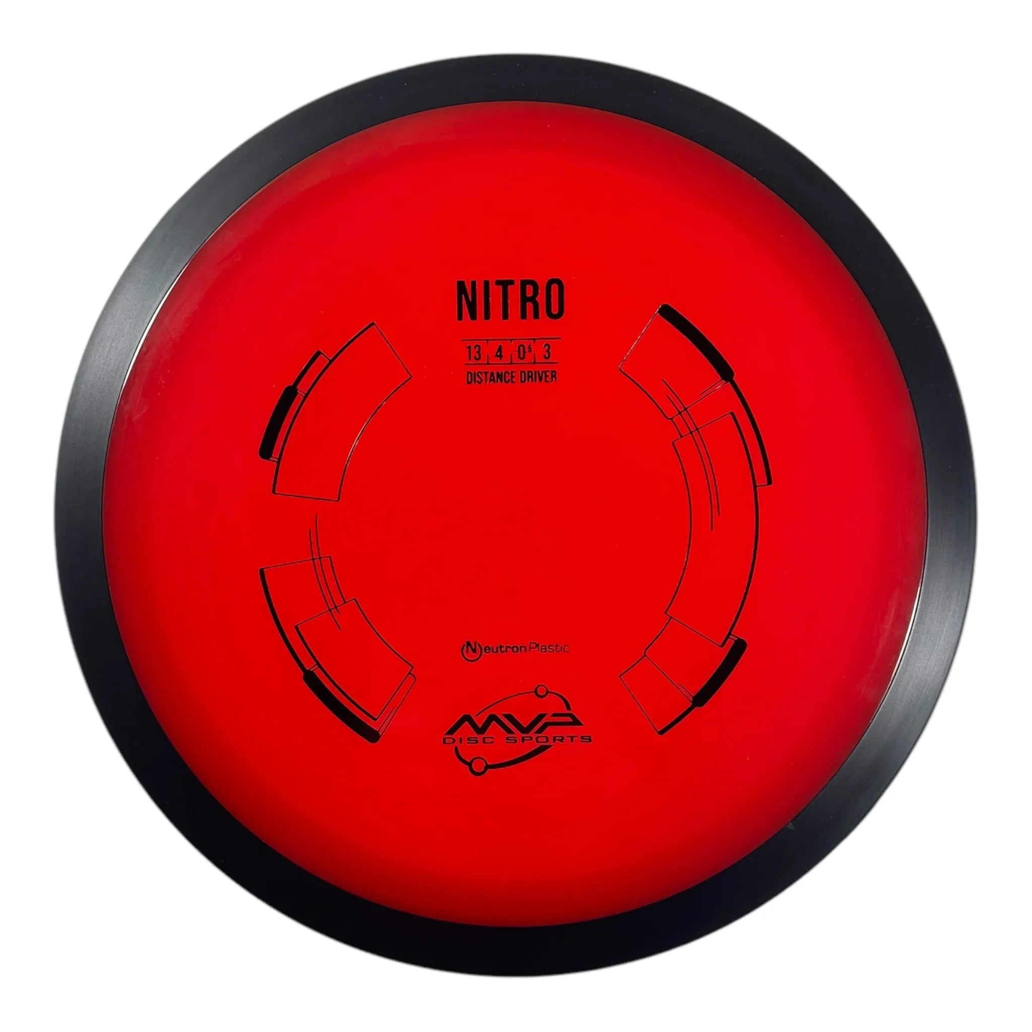 MVP Disc Sports Nitro | Neutron | Red/Black 175g Disc Golf