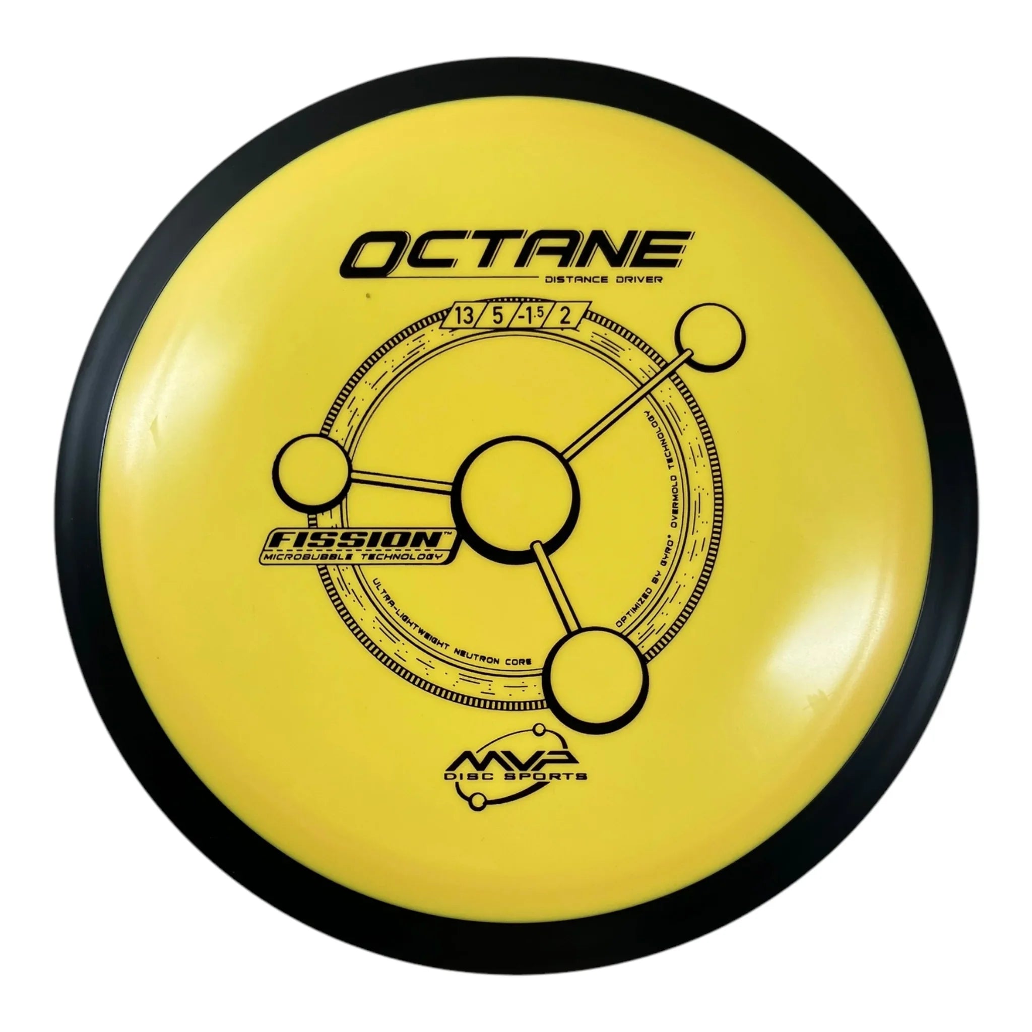 MVP Disc Sports Octane | Fission | Yellow/Black 159g Disc Golf