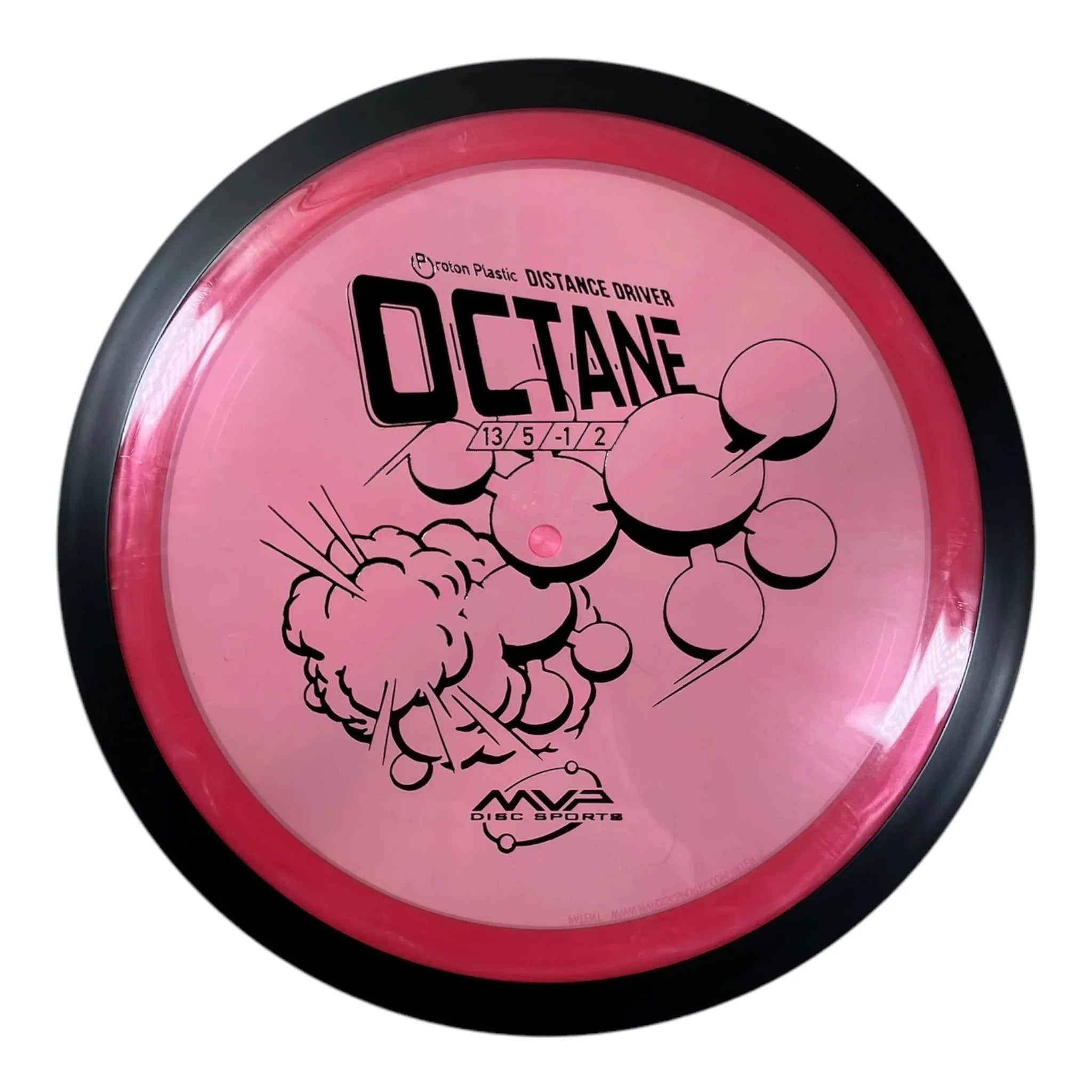 MVP Disc Sports Octane | Proton | Pink/Black 166g Disc Golf