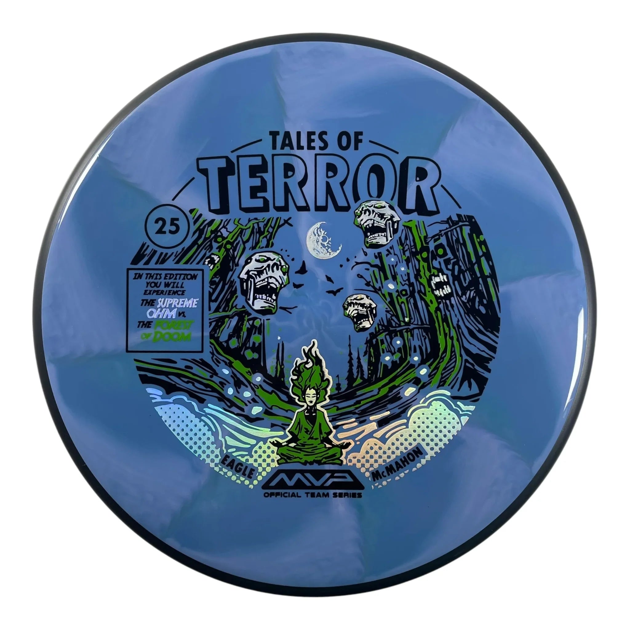 MVP Disc Sports Ohm | Cosmic Neutron | Blue/Black/Green 175g (Eagle McMahon Halloween 2025) Disc Golf