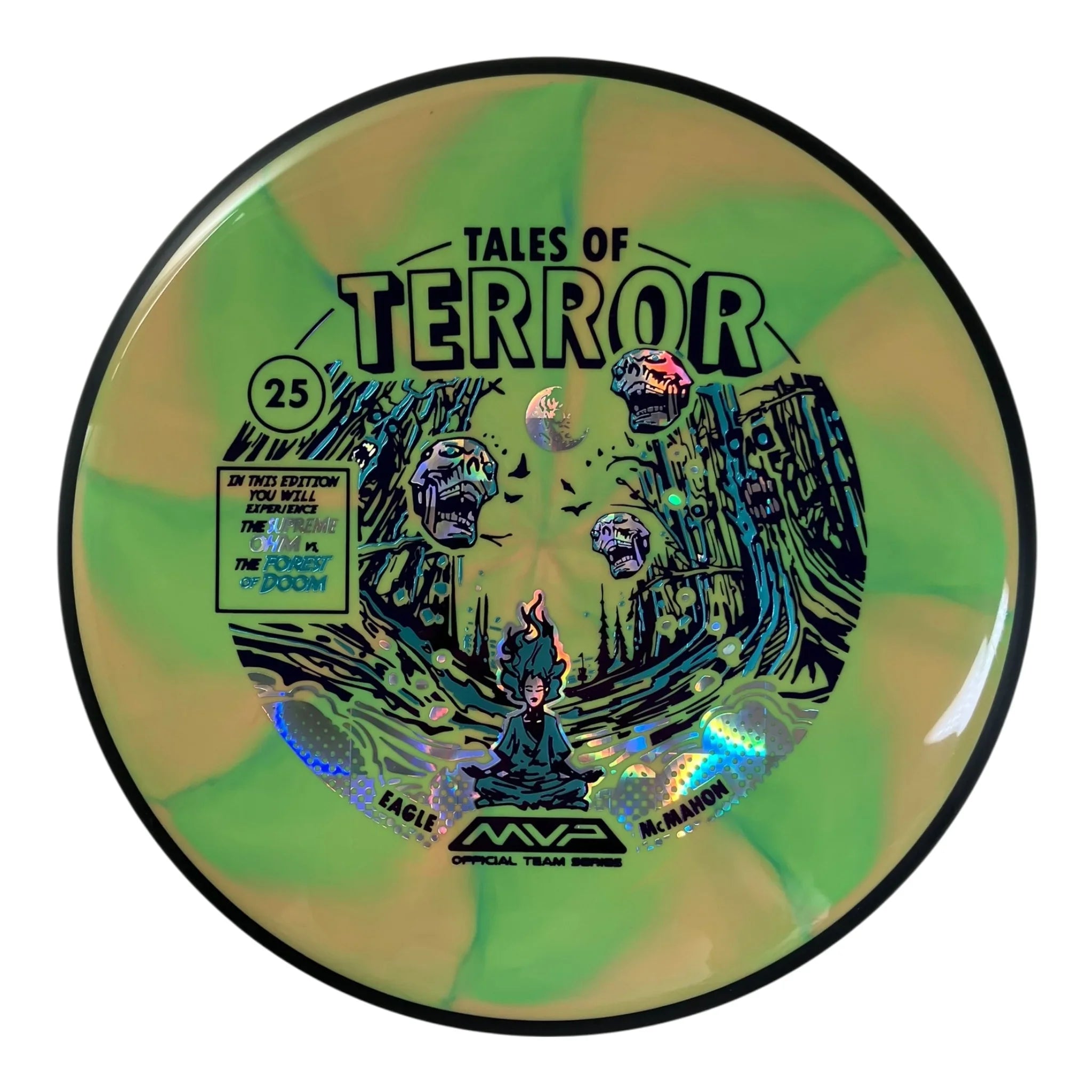 MVP Disc Sports Ohm | Cosmic Neutron | Green/Purple 174g (Eagle McMahon Halloween 2025) Disc Golf