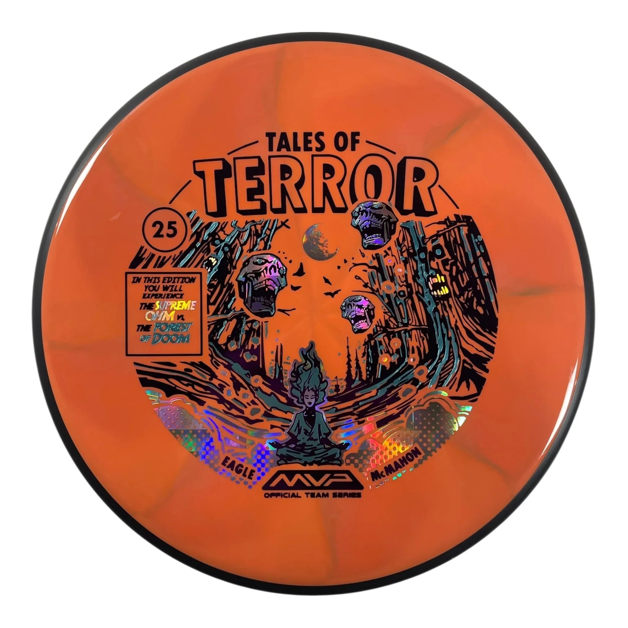 MVP Disc Sports Ohm | Cosmic Neutron | Orange/Blue/Purple 173g (Eagle McMahon Halloween 2025) Disc Golf