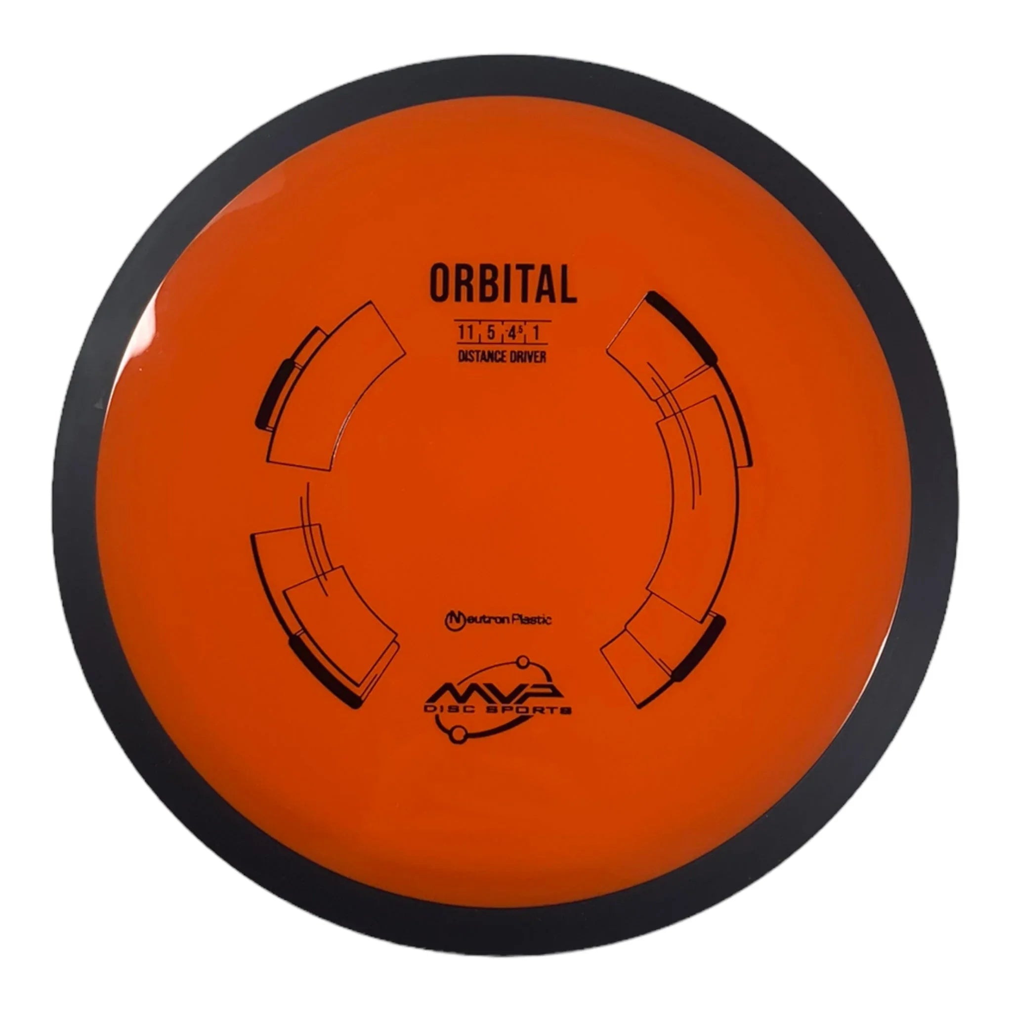 MVP Disc Sports Orbital | Neutron | Orange/Black 172g Disc Golf