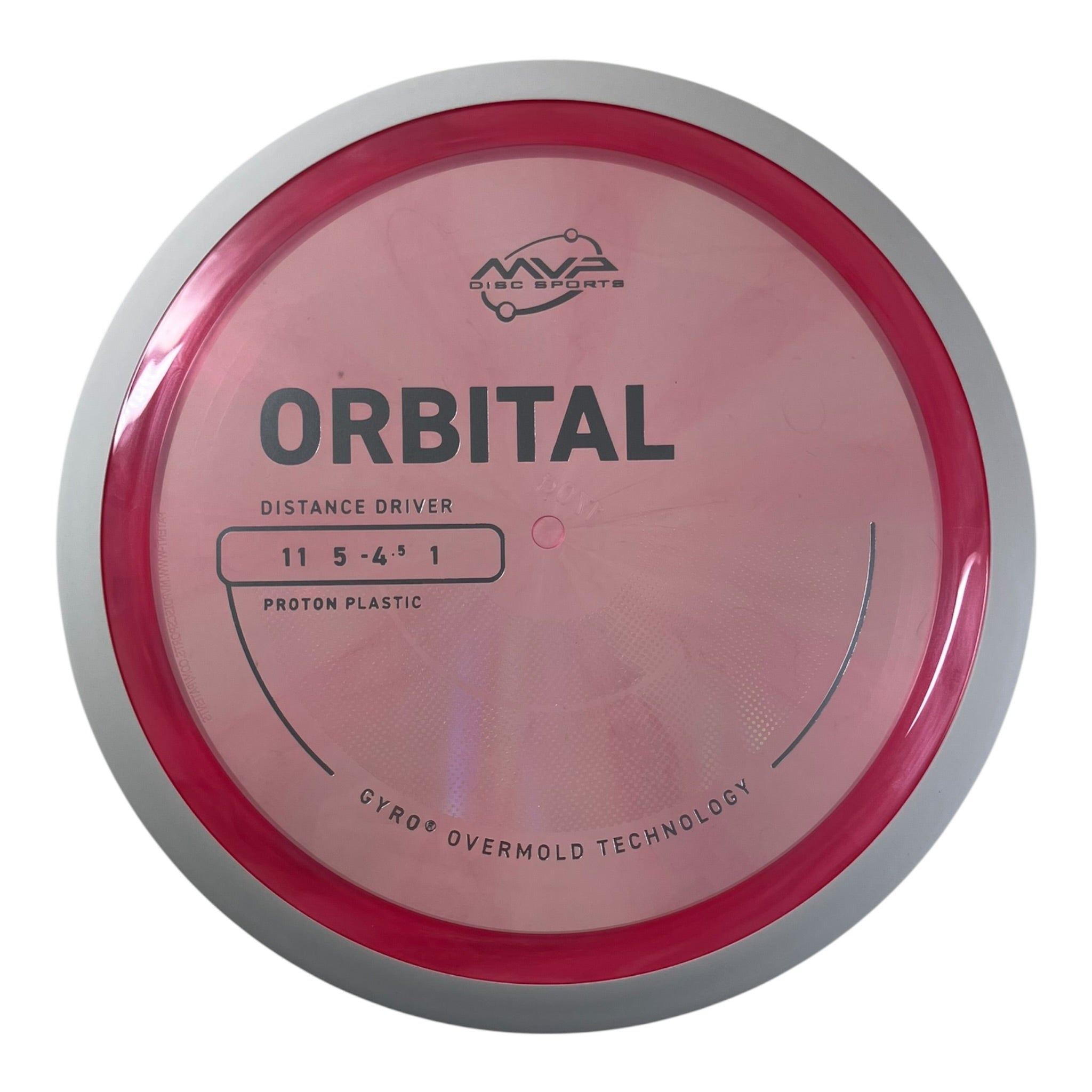 MVP Disc Sports Orbital | Proton | Pink/White 164-170g (Project Lab Coat) Disc Golf