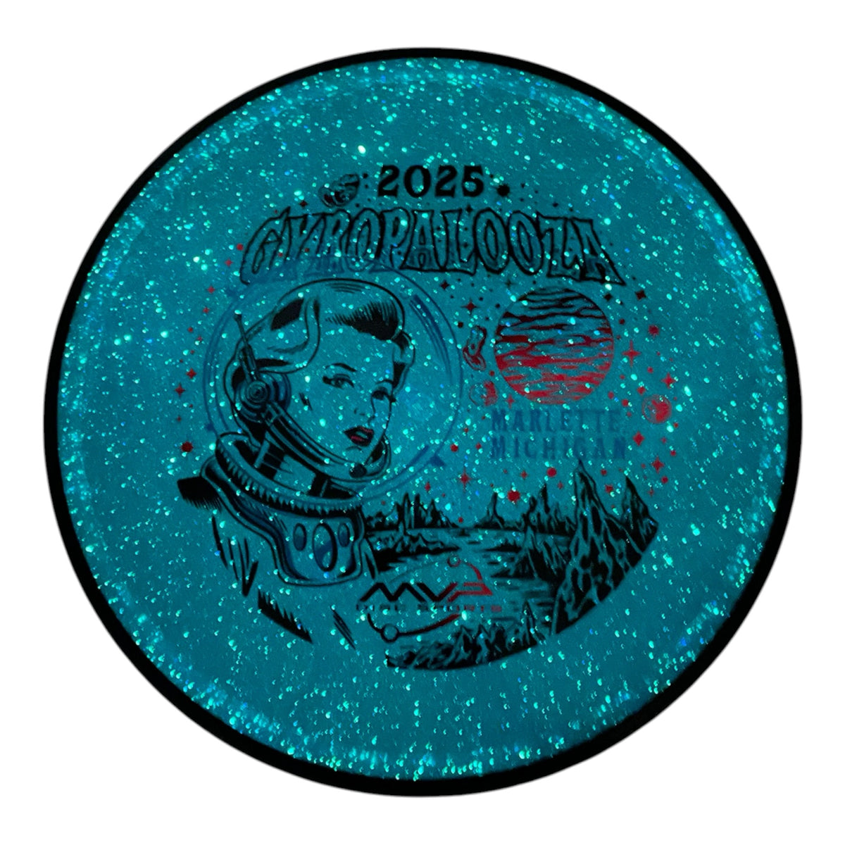 MVP Disc Sports Particle | Particle Proton | Blue/Black 172-174g (Gyropalooza 2025) Disc Golf