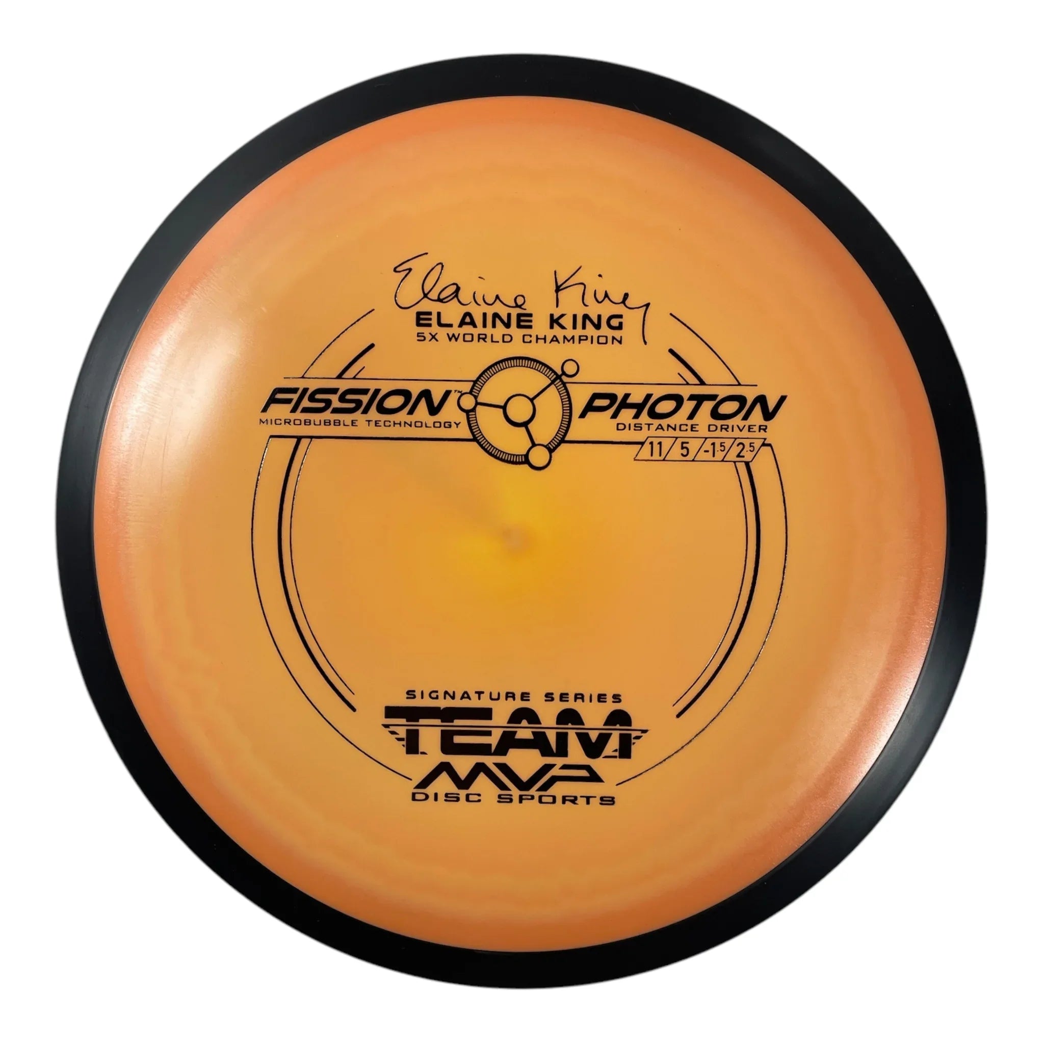 MVP Disc Sports Photon | Fission | Peach/Black 157-171g Disc Golf