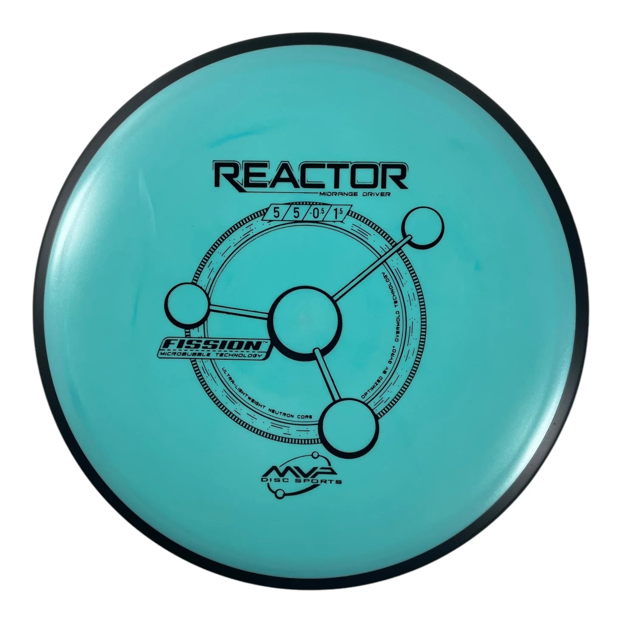 MVP Disc Sports Reactor | Fission | Teal/Black 173g Disc Golf