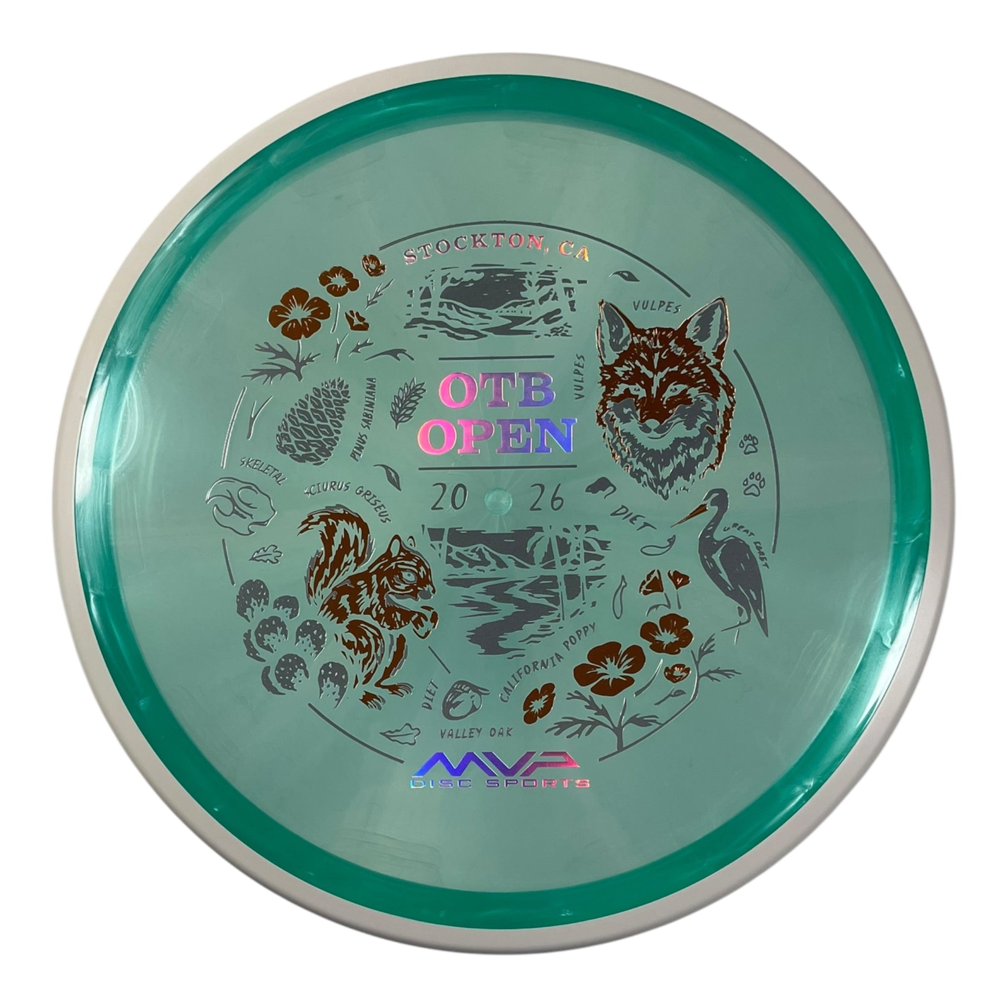 MVP Disc Sports Reactor | Proton | Teal/White 176g (OTB Open 2026) Disc Golf