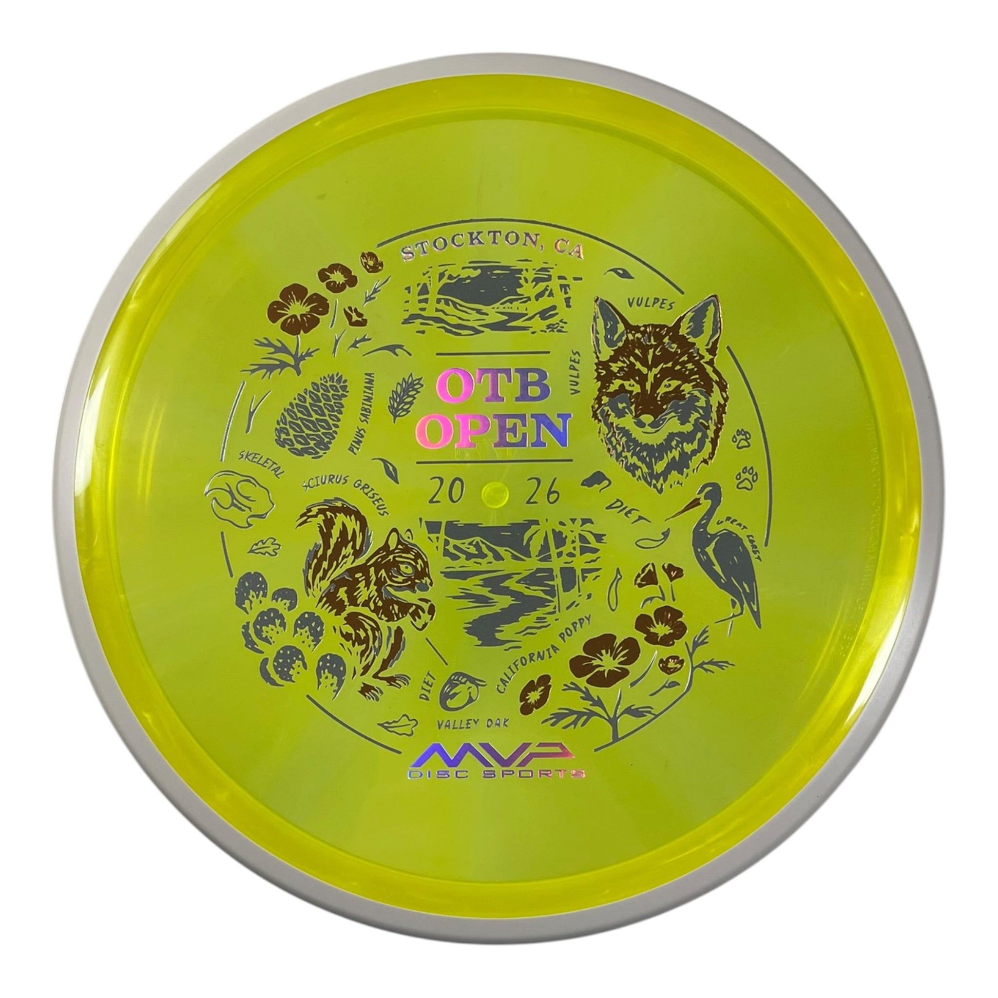 MVP Disc Sports Reactor | Proton | Yellow/White 177g (OTB Open 2026) Disc Golf