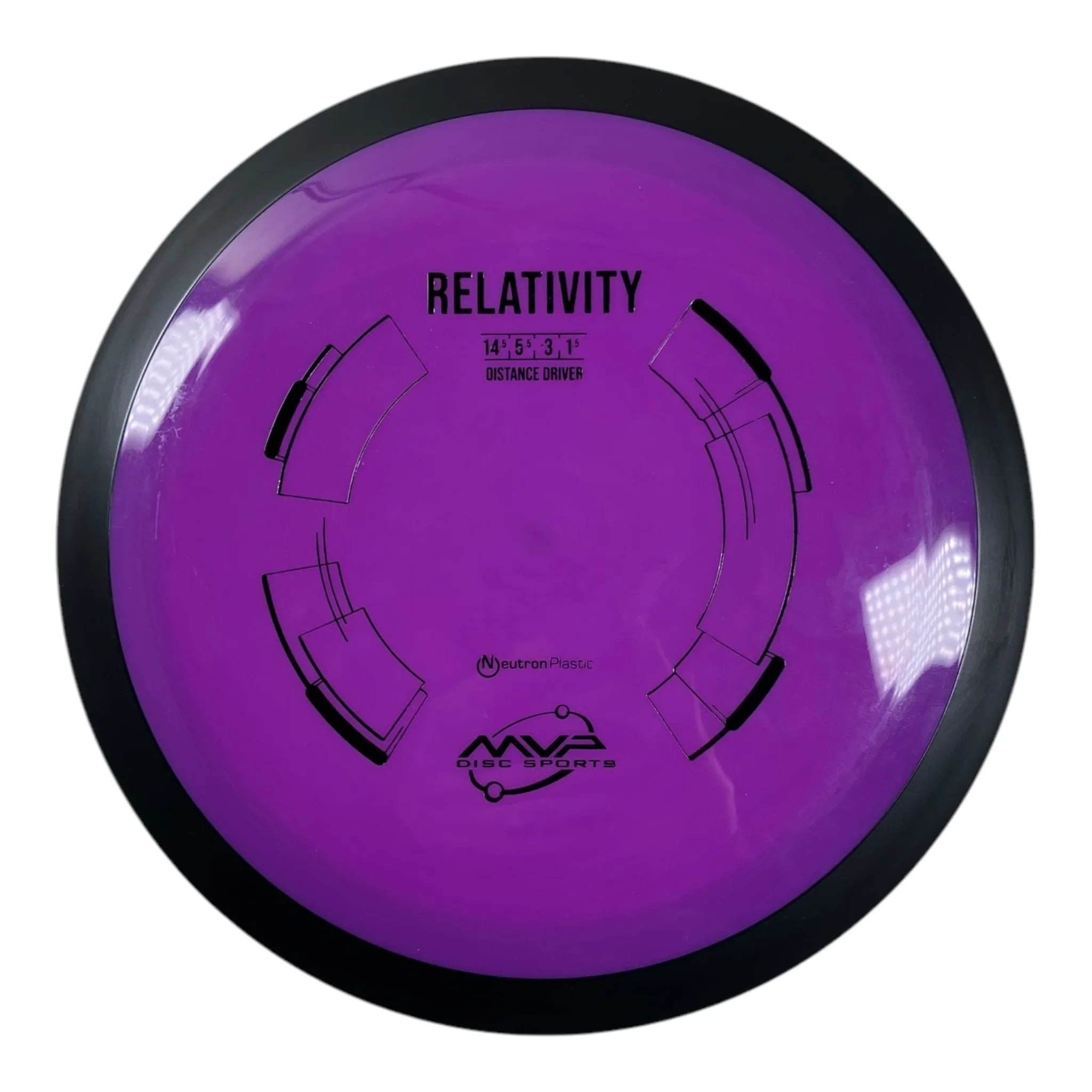 MVP Disc Sports Relativity | Neutron | Purple/Black 174g Disc Golf