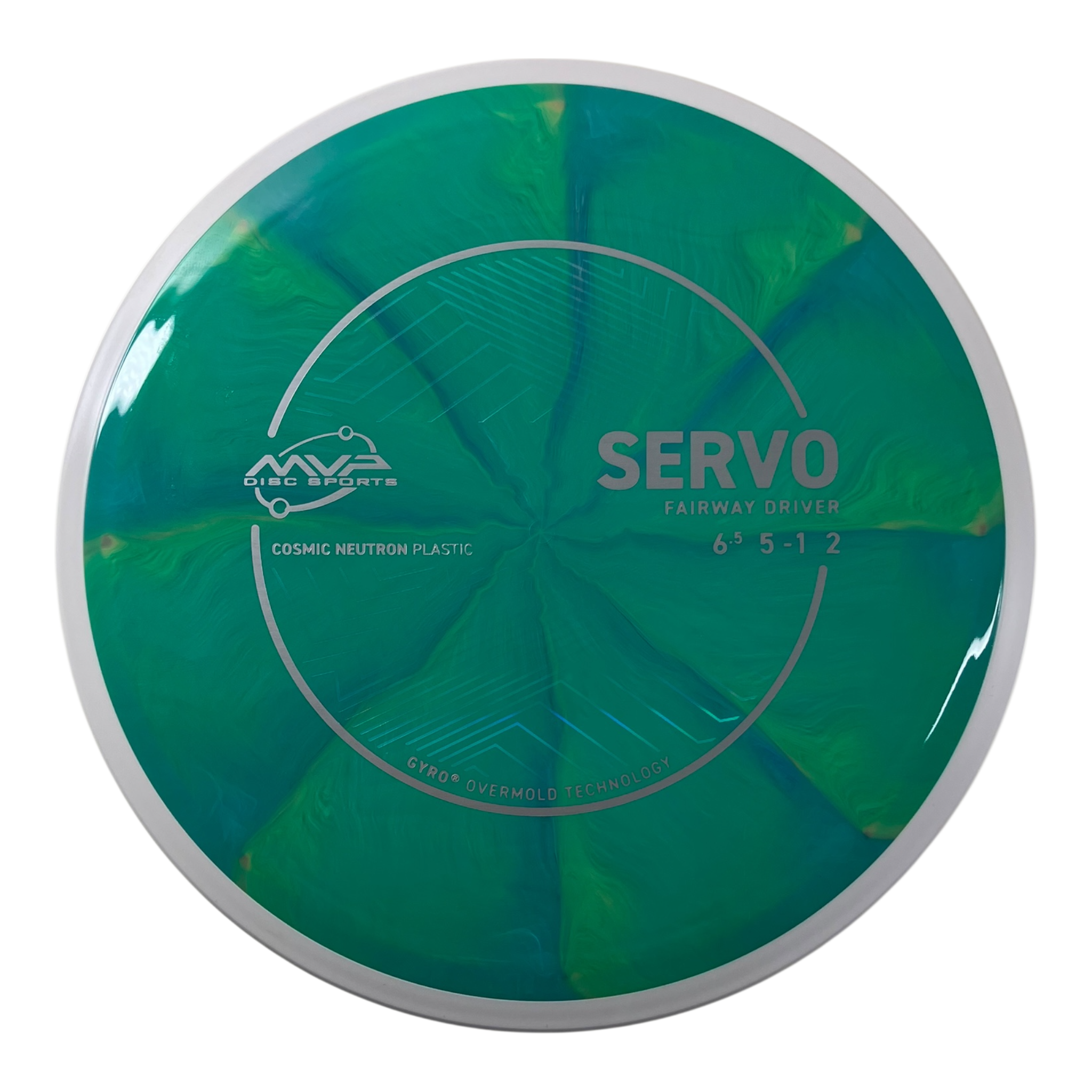 MVP Disc Sports Servo | Cosmic Neutron | Green/White 163g (Project Lab Coat) Disc Golf
