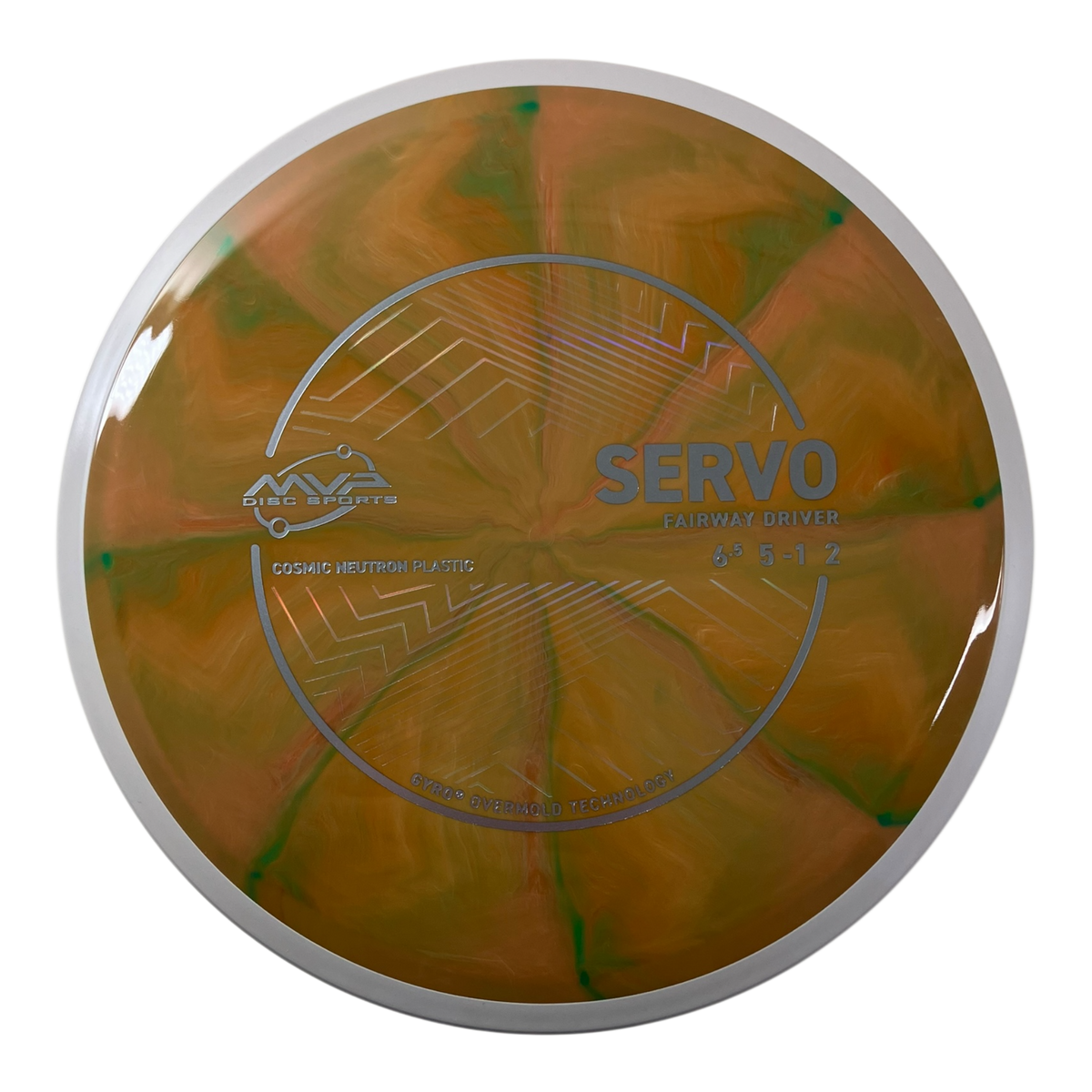 MVP Disc Sports Servo | Cosmic Neutron | Orange/White 175g (Project Lab Coat) Disc Golf