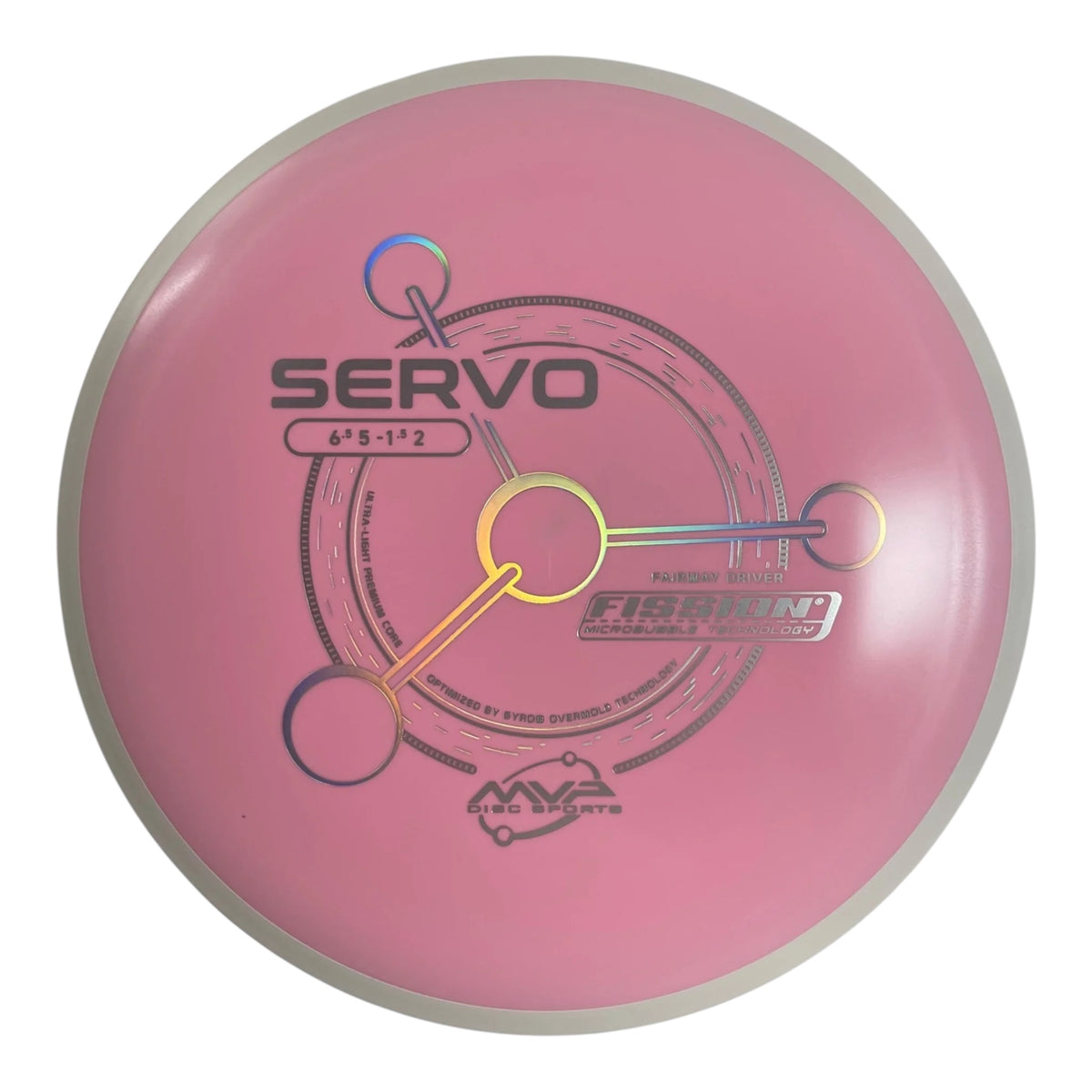 MVP Disc Sports Servo | Fission | Pink/White 145-156g (Project Lab Coat) Disc Golf