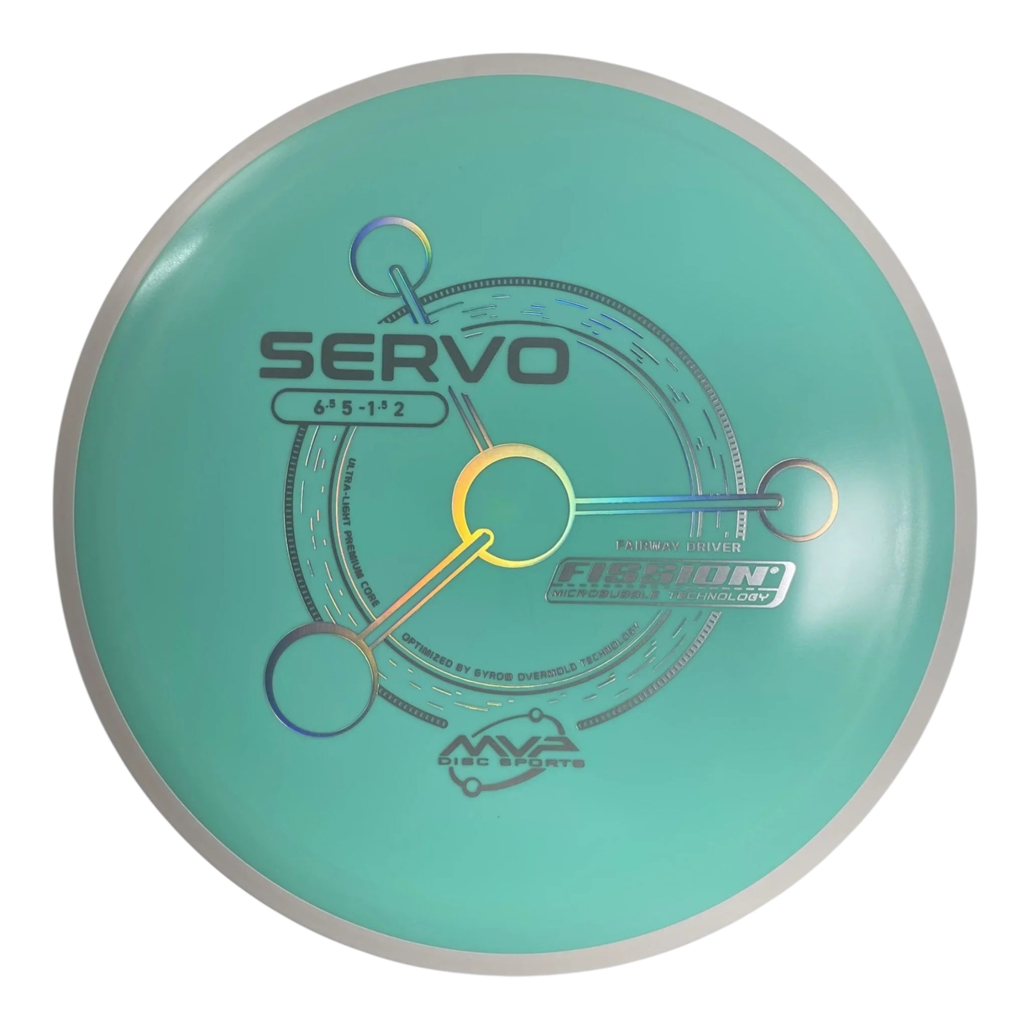 MVP Disc Sports Servo | Fission | Teal/White 144-153g (Project Lab Coat) Disc Golf