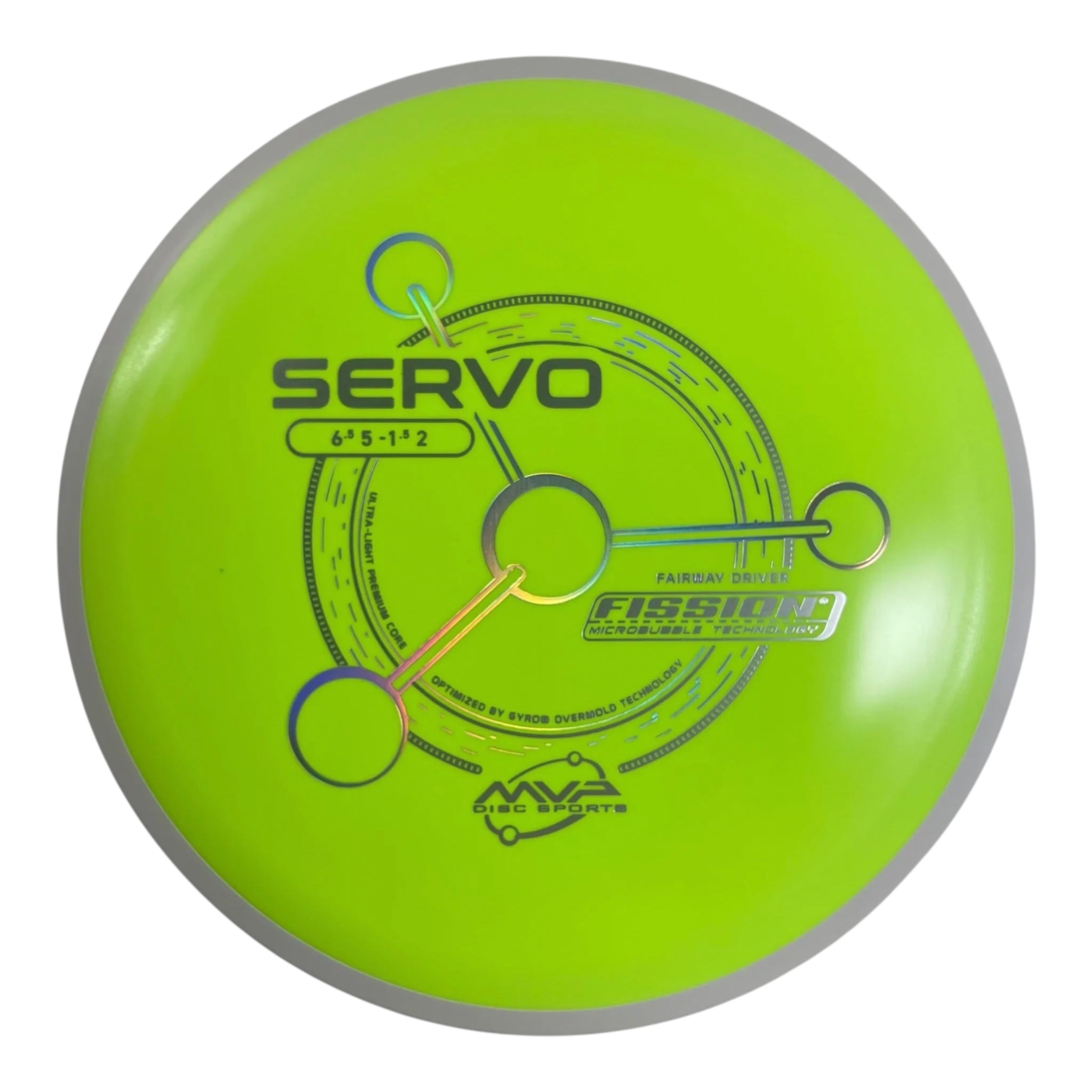 MVP Disc Sports Servo | Fission | Yellow/White 157-162g (Project Lab Coat) Disc Golf