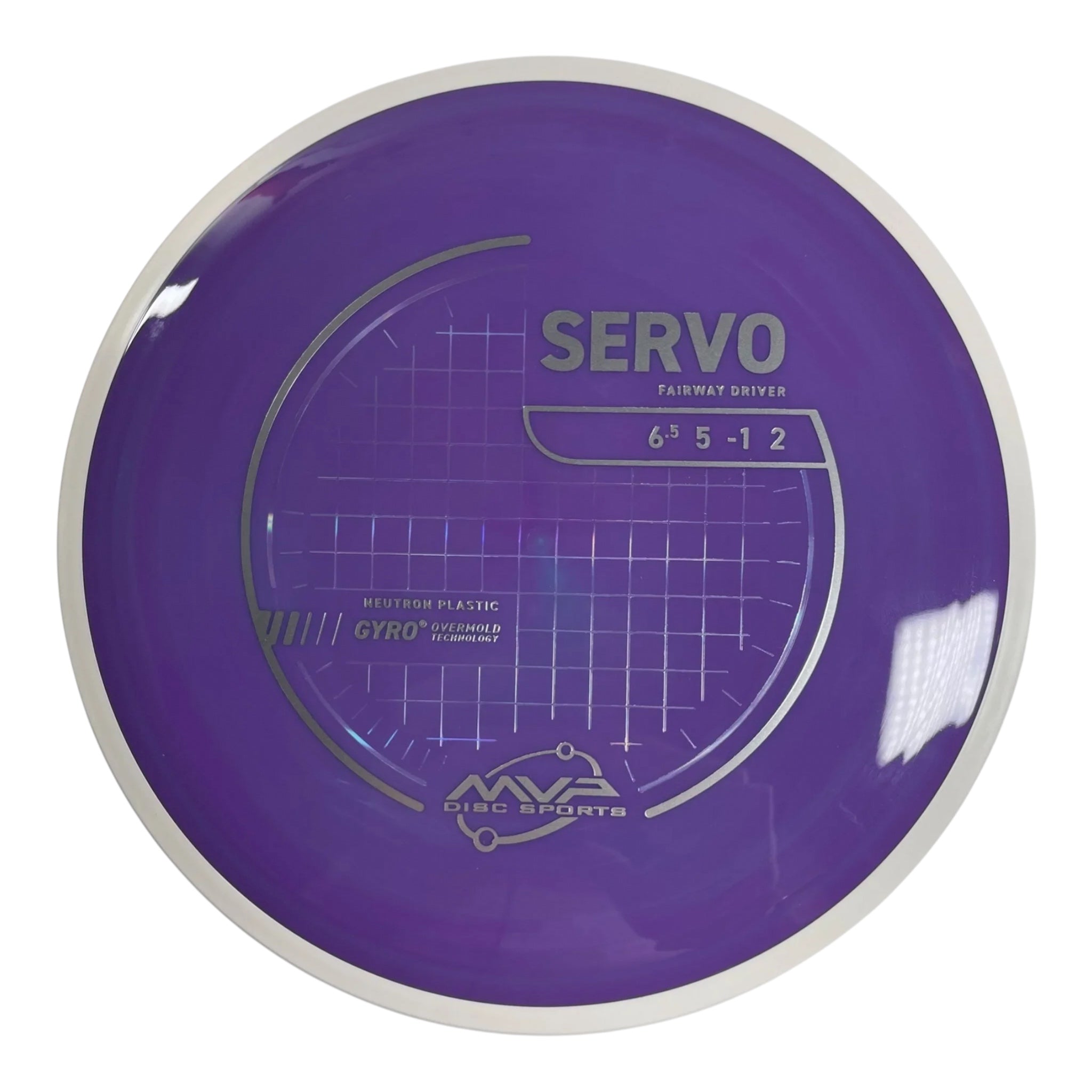MVP Disc Sports Servo | Neutron | Purple/White 168g (Project Lab Coat) Disc Golf