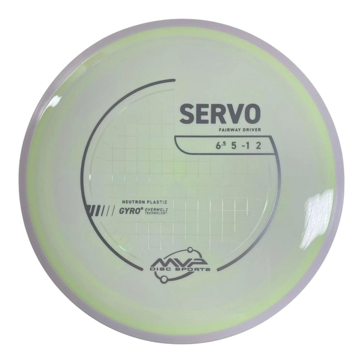 MVP Disc Sports Servo | Neutron | Yellow/White 164g (Project Lab Coat) Disc Golf