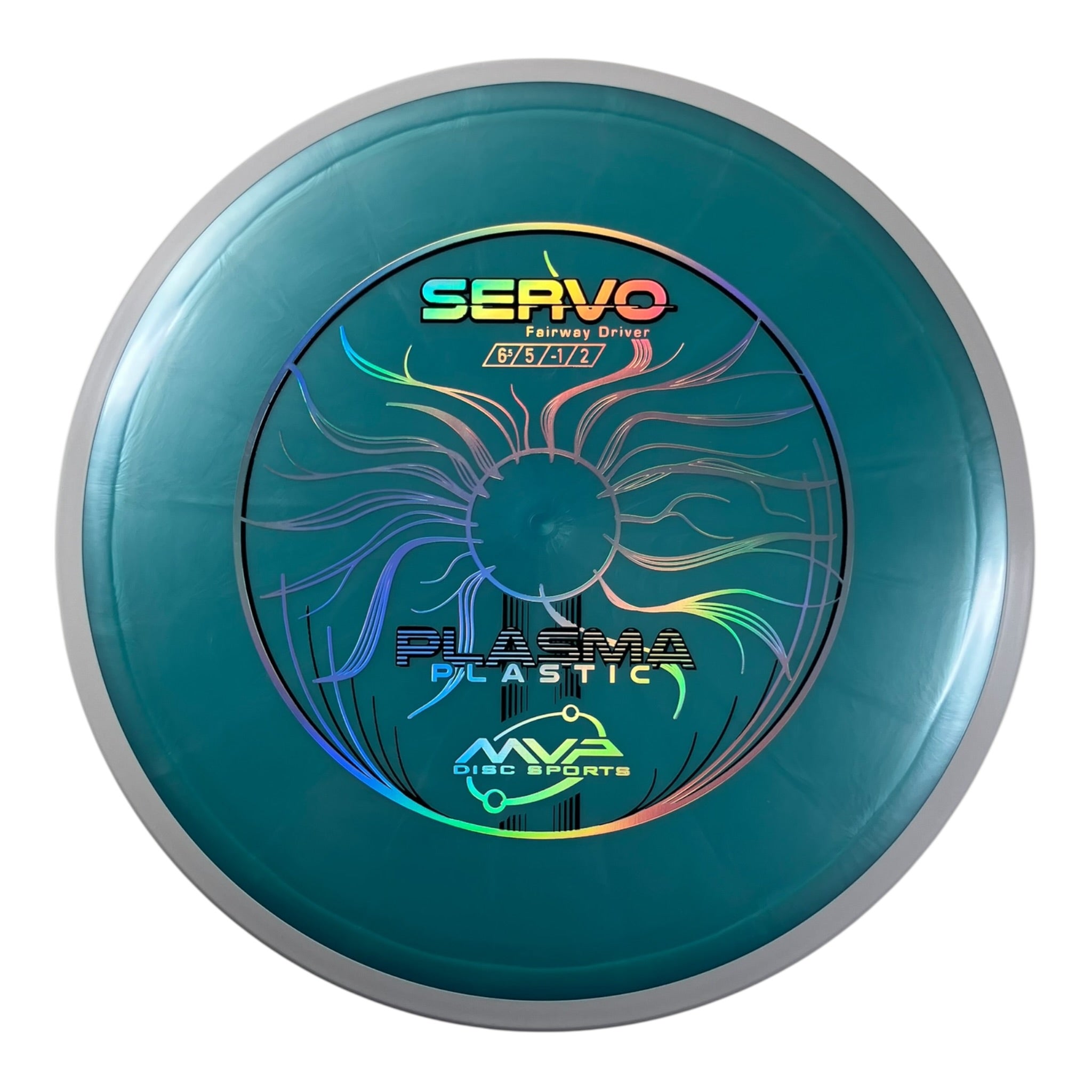 MVP Disc Sports Servo | Plasma | Teal/White 163-175g (Project Lab Coat) Disc Golf