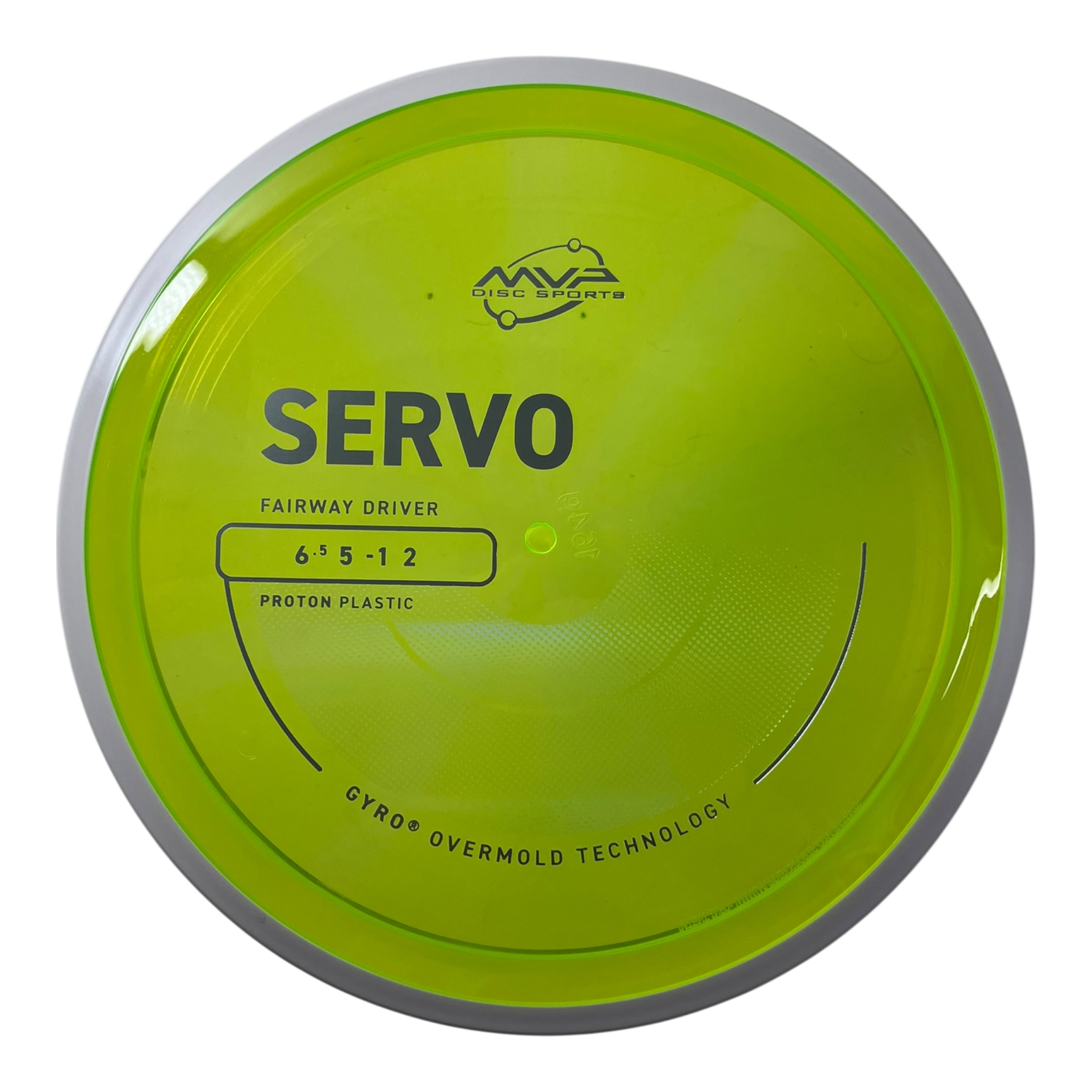 MVP Disc Sports Servo | Proton | Yellow/White 164-174g (Project Lab Coat) Disc Golf