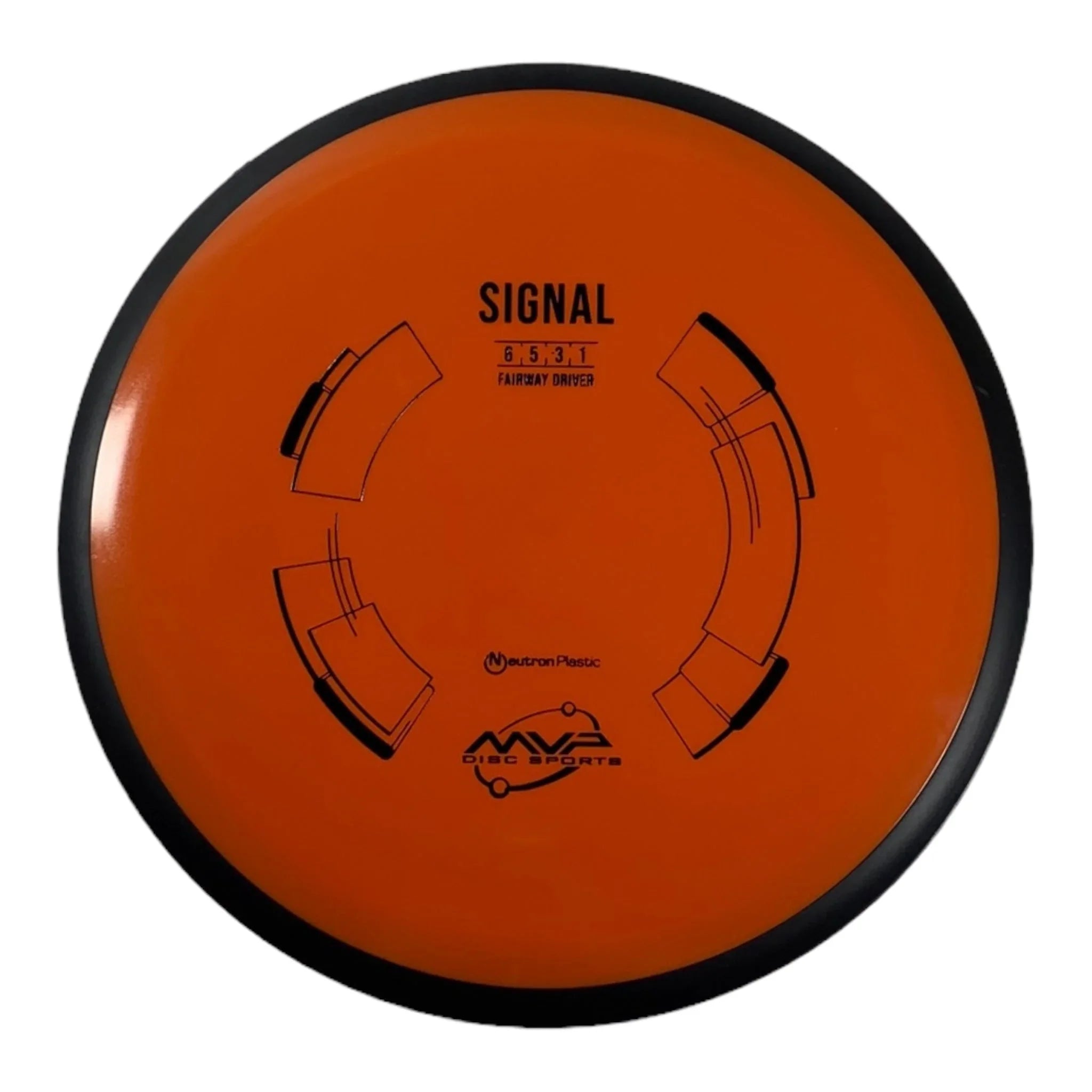 MVP Disc Sports Signal | Neutron | Orange/Black 166 - 173g Disc Golf