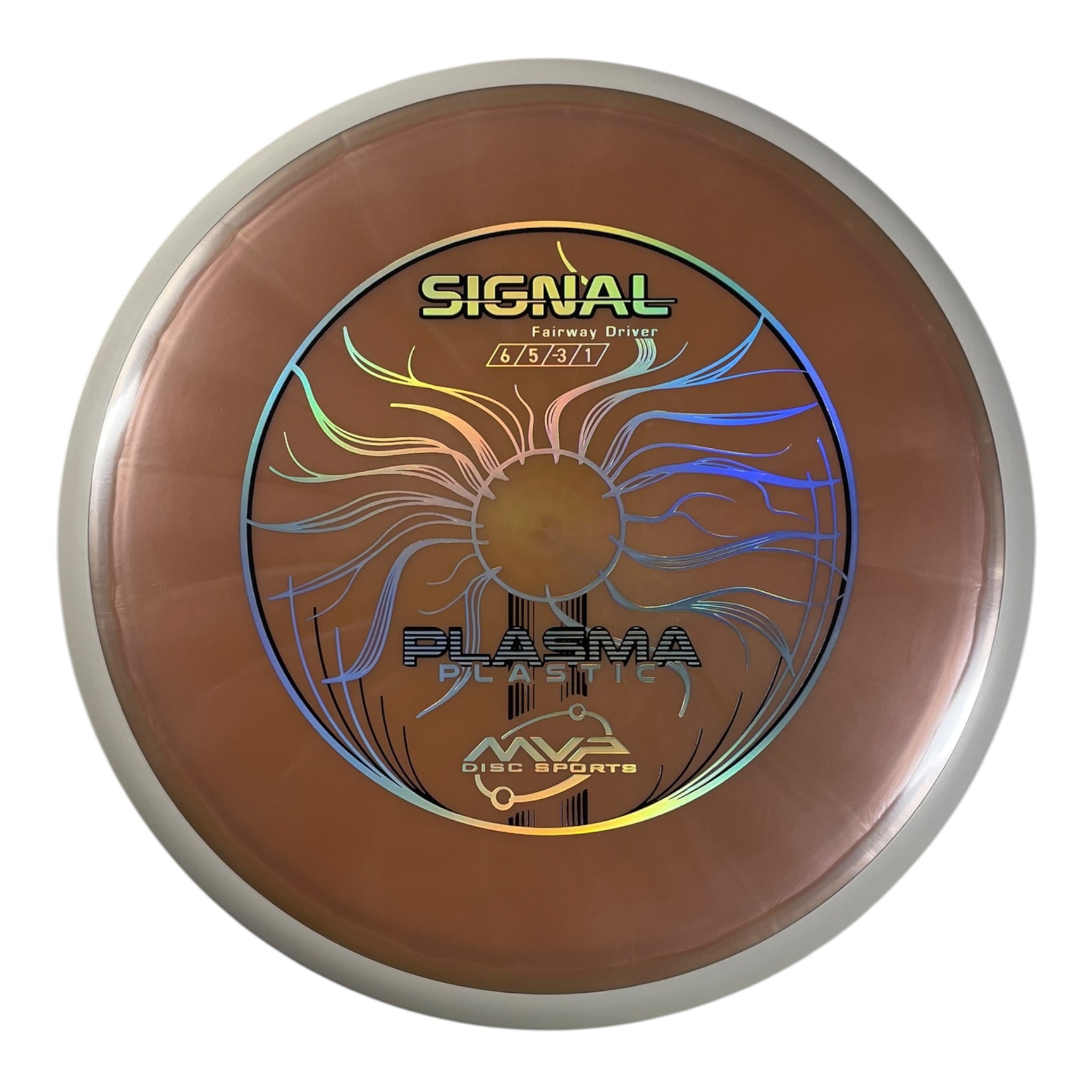 MVP Disc Sports Signal | Plasma | Orange/White 169g (Project Lab Coat) Disc Golf