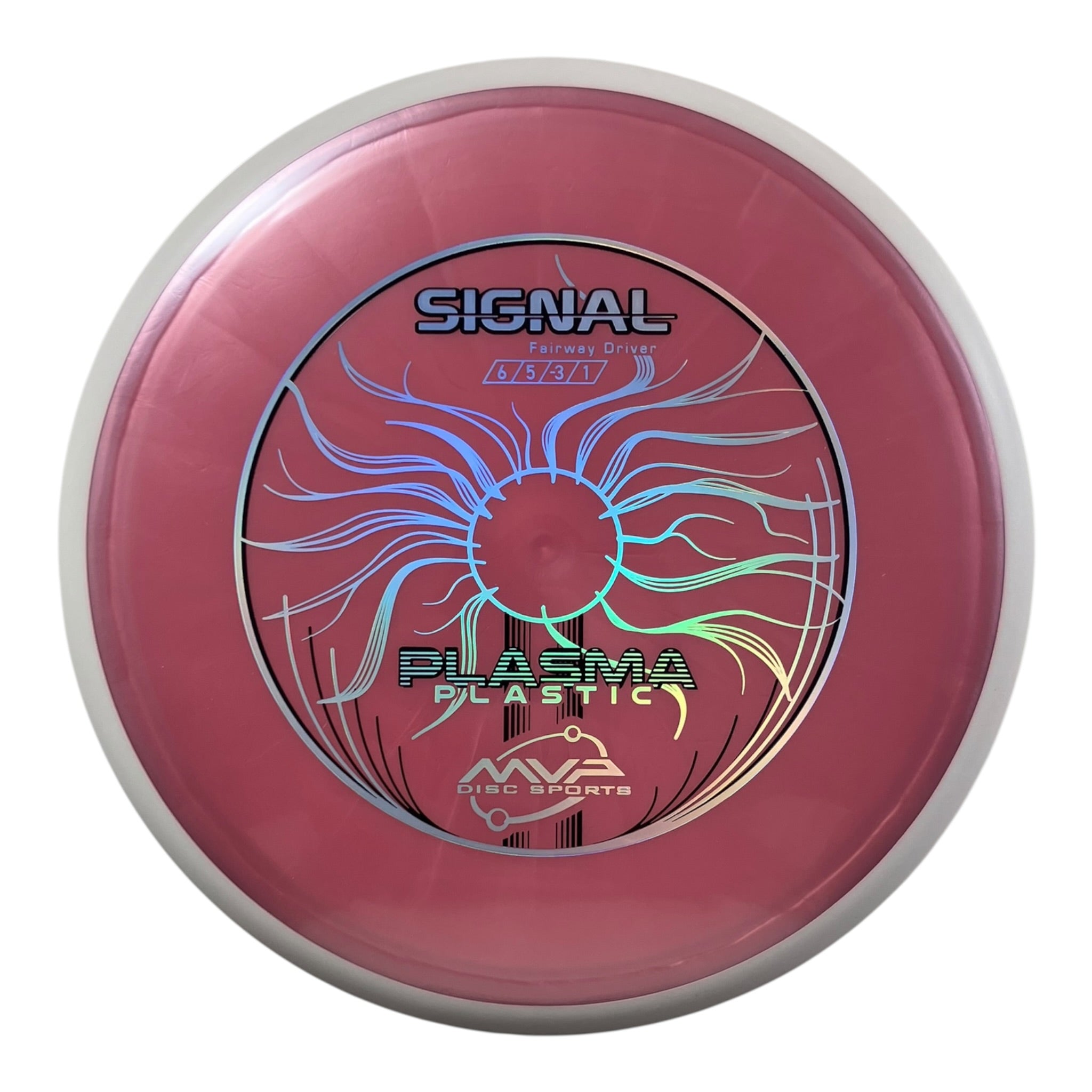 MVP Disc Sports Signal | Plasma | Pink/White 169g (Project Lab Coat) Disc Golf