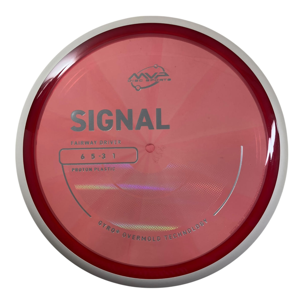 MVP Disc Sports Signal | Proton | Red/White 168-172g (Project Lab Coat) Disc Golf