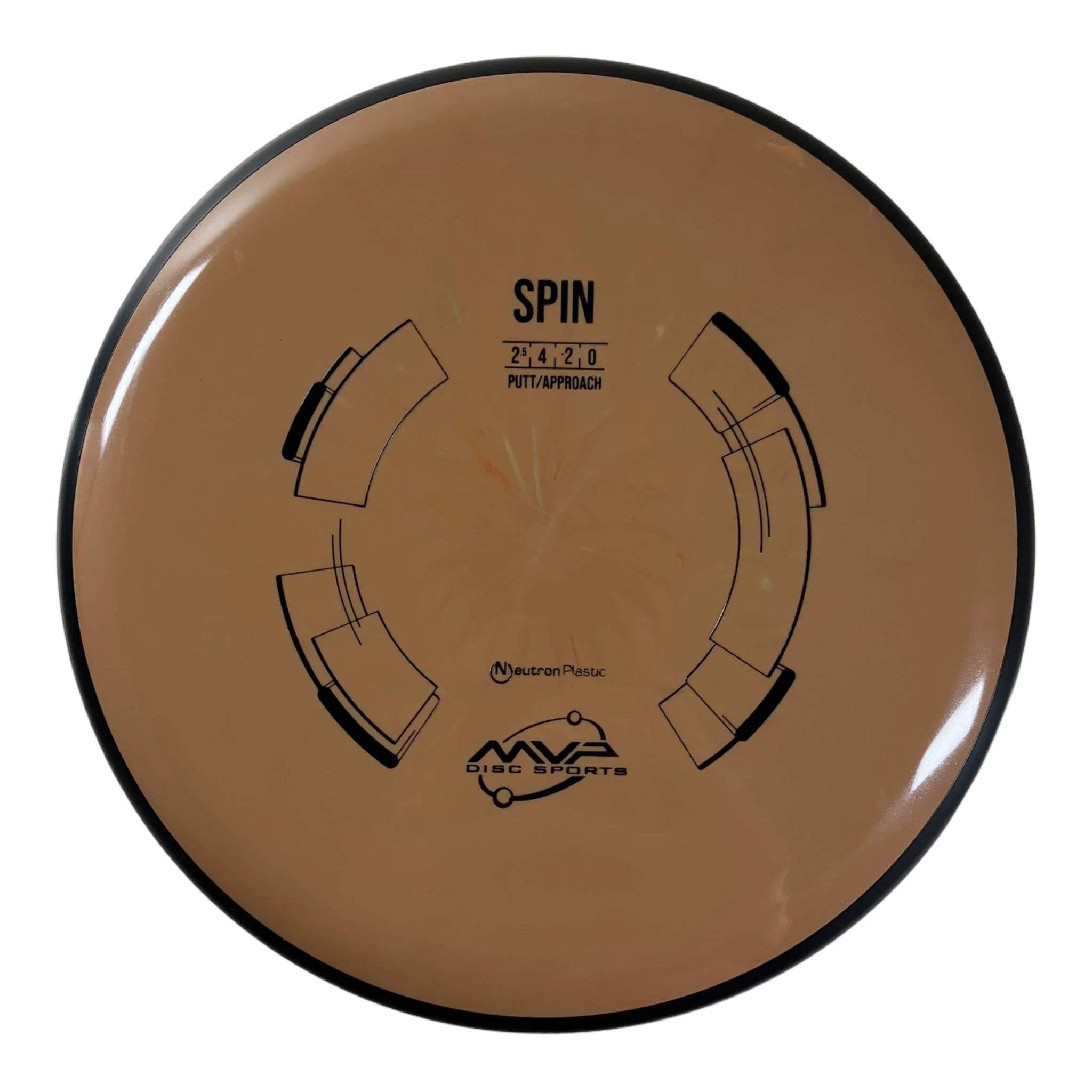 MVP Disc Sports Spin | Neutron | Brown/Black 165g Disc Golf