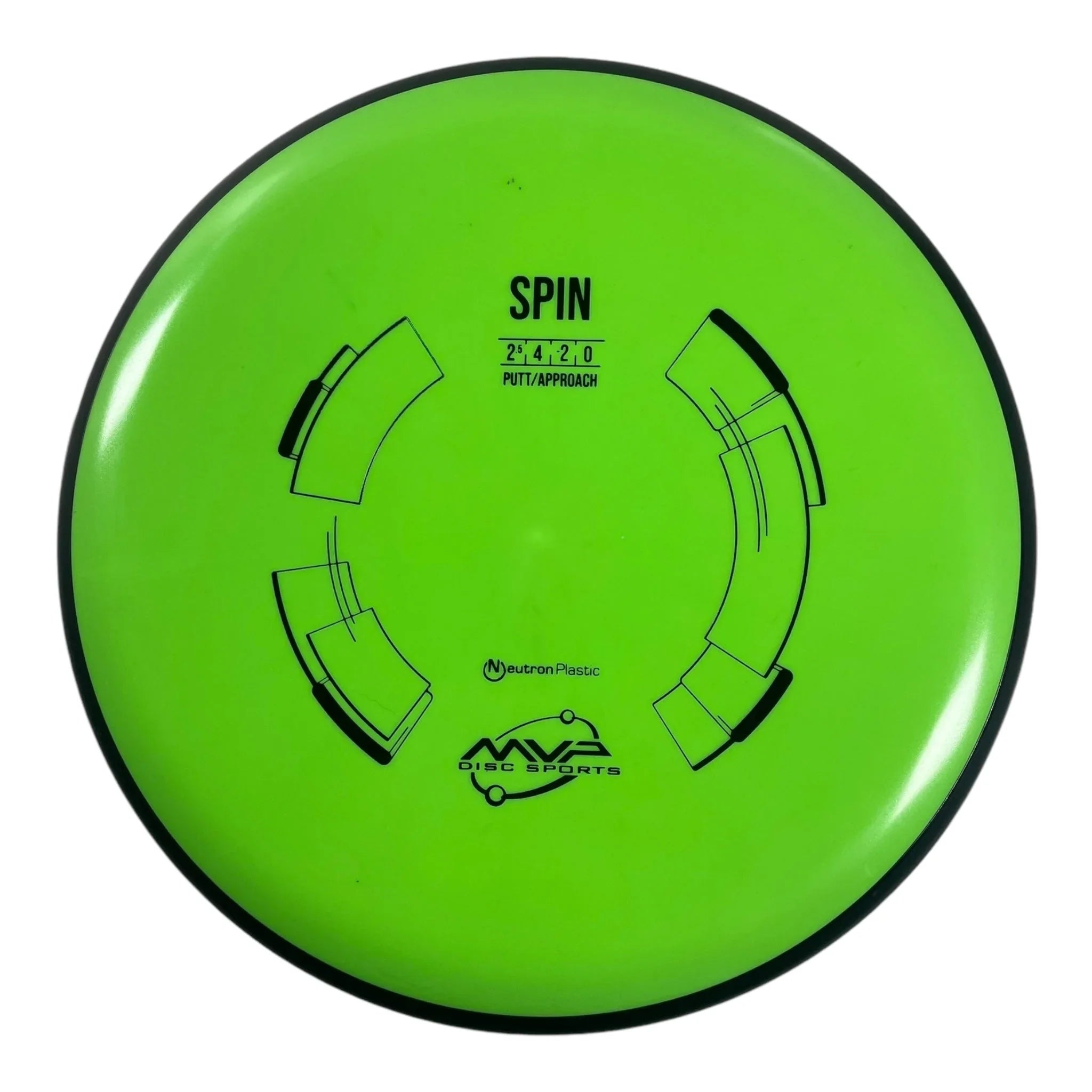 MVP Disc Sports Spin | Neutron | Green/Black 171g Disc Golf