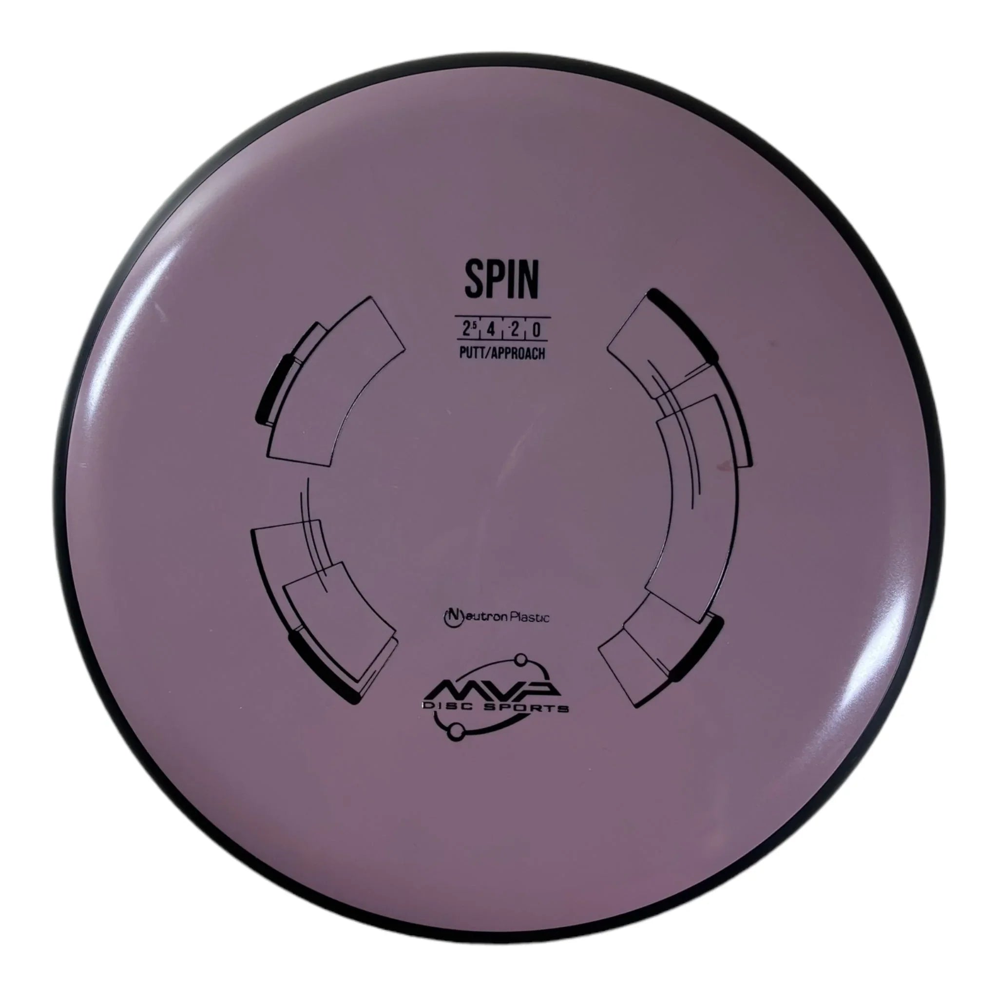 MVP Disc Sports Spin | Neutron | Grey/Black 165g Disc Golf