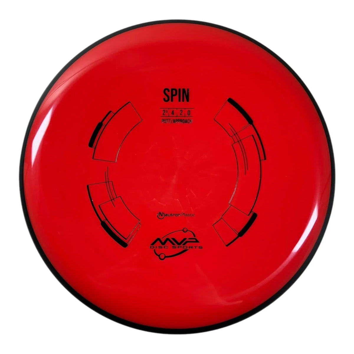 MVP Disc Sports Spin | Neutron | Red/Black 169g Disc Golf