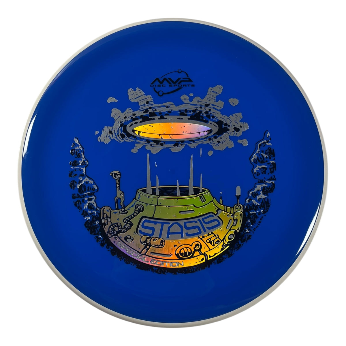MVP Disc Sports Stasis | Neutron | Blue/Holo 172-174g (Special Edition) Disc Golf
