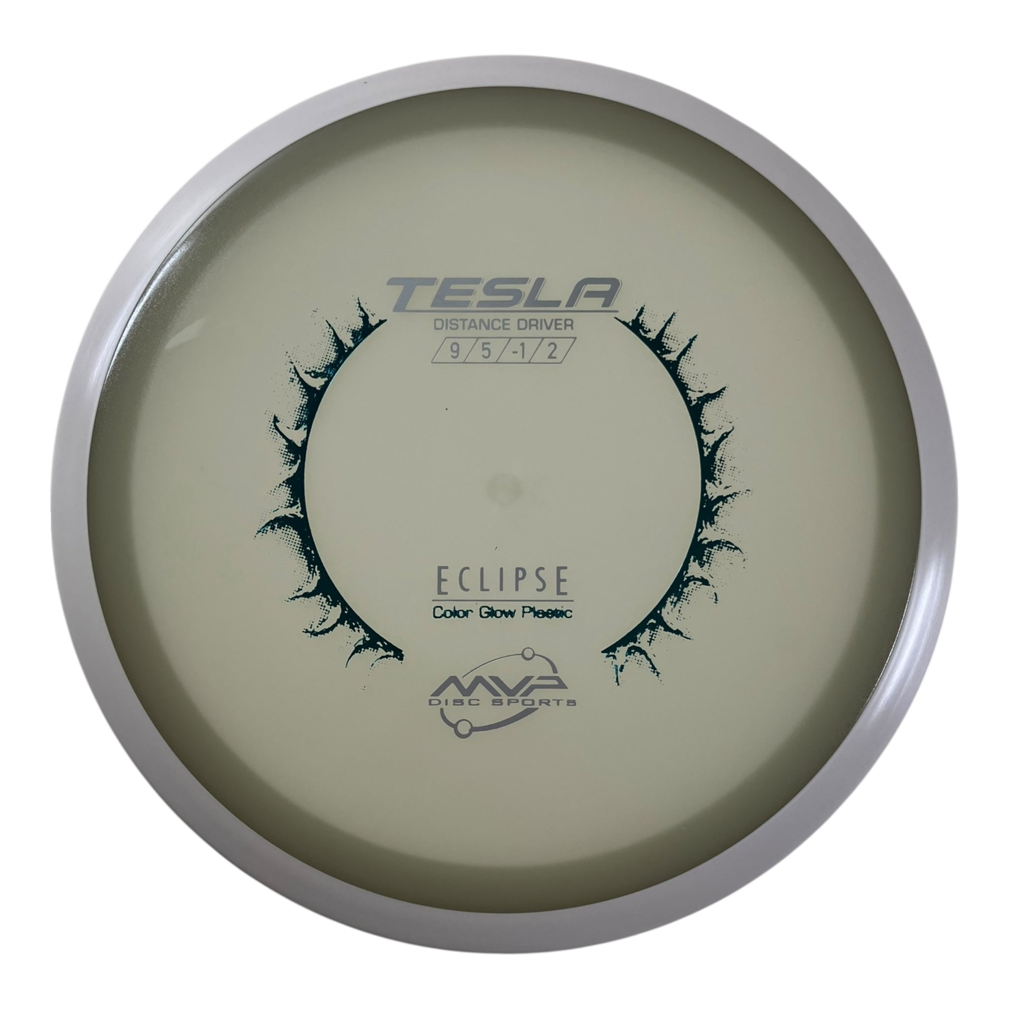 MVP Disc Sports Tesla | Eclipse Color Glow | Blue Glow/Blue 173-174g Disc Golf