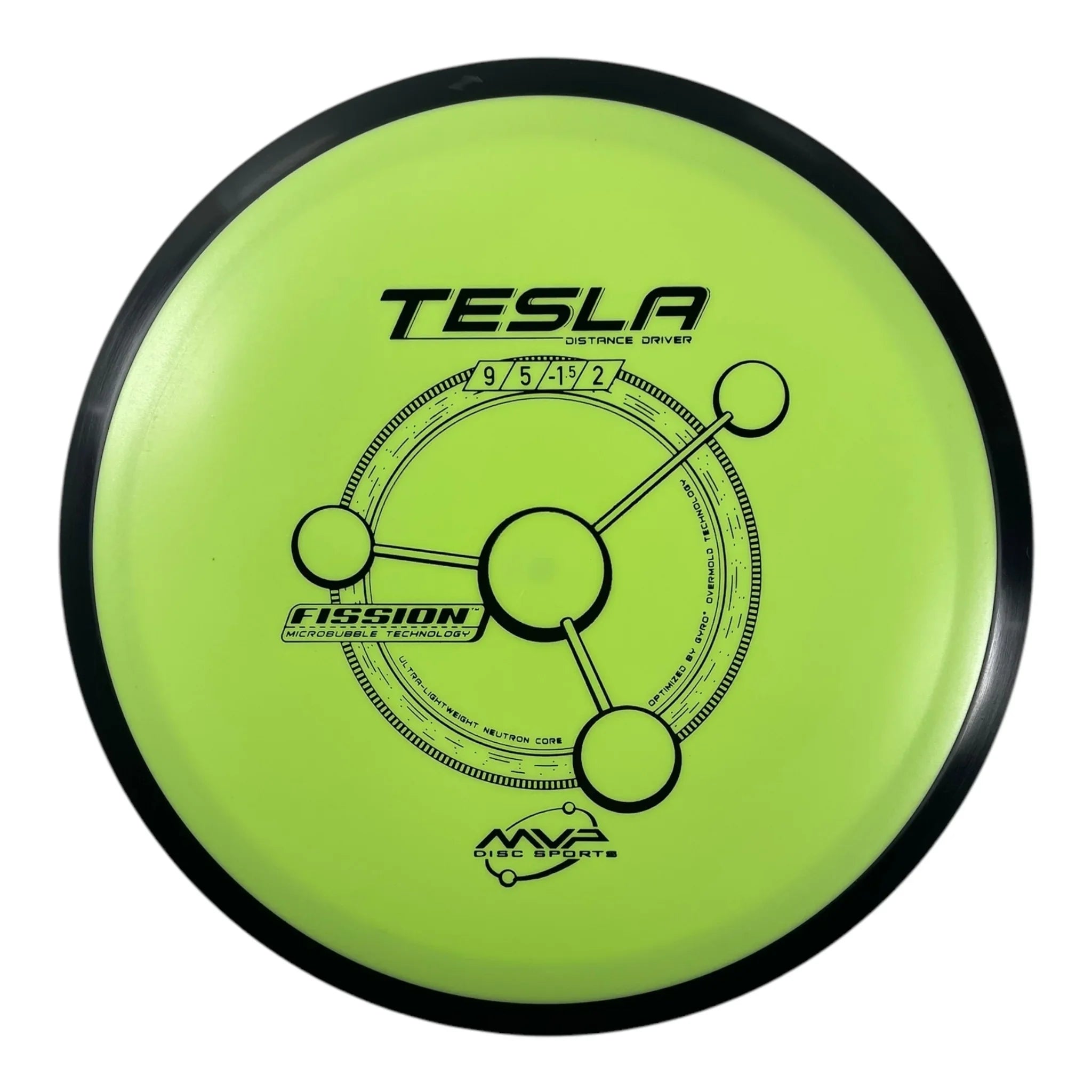 MVP Disc Sports Tesla | Fission | Green/Black 169g Disc Golf
