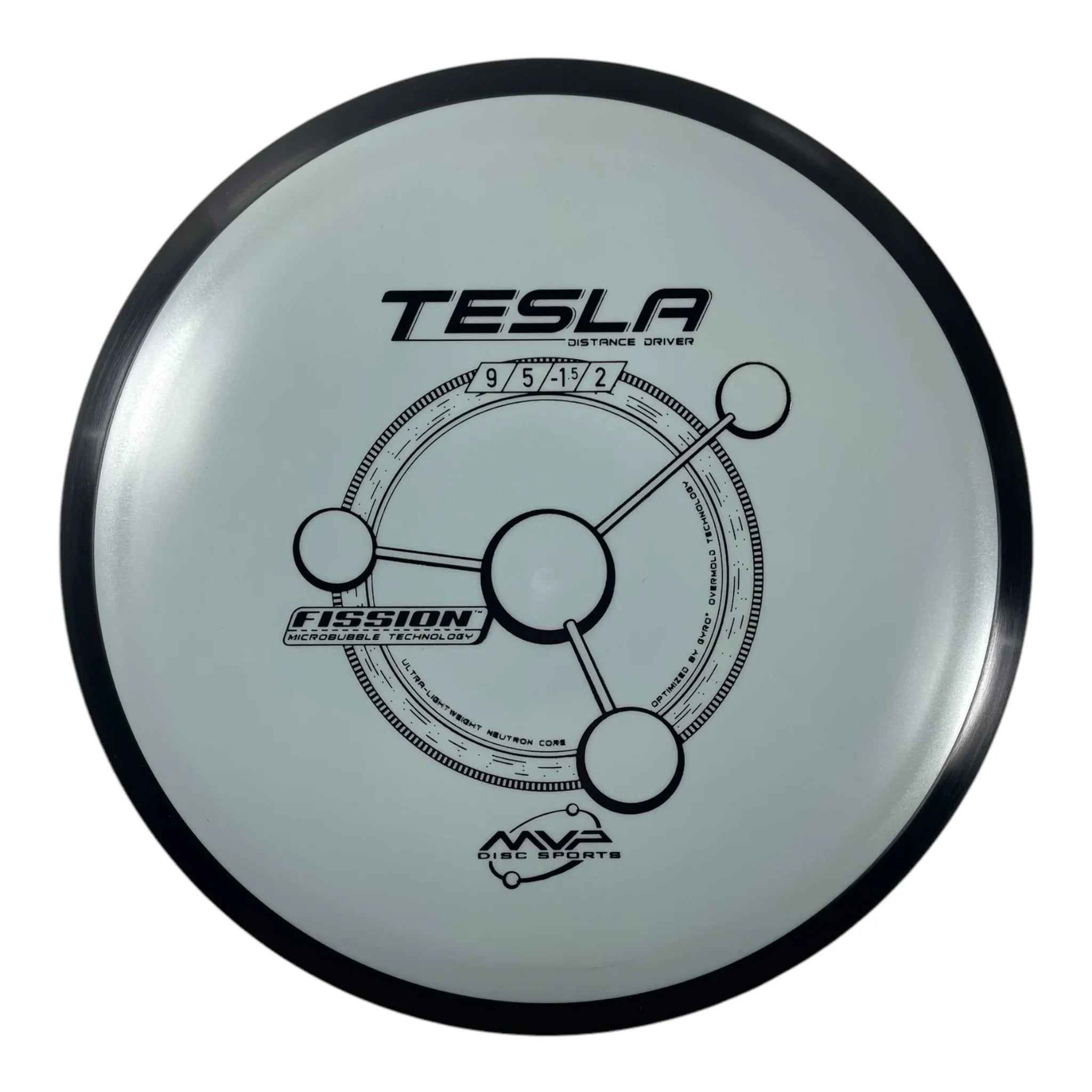 MVP Disc Sports Tesla | Fission | Grey/Black 171g Disc Golf