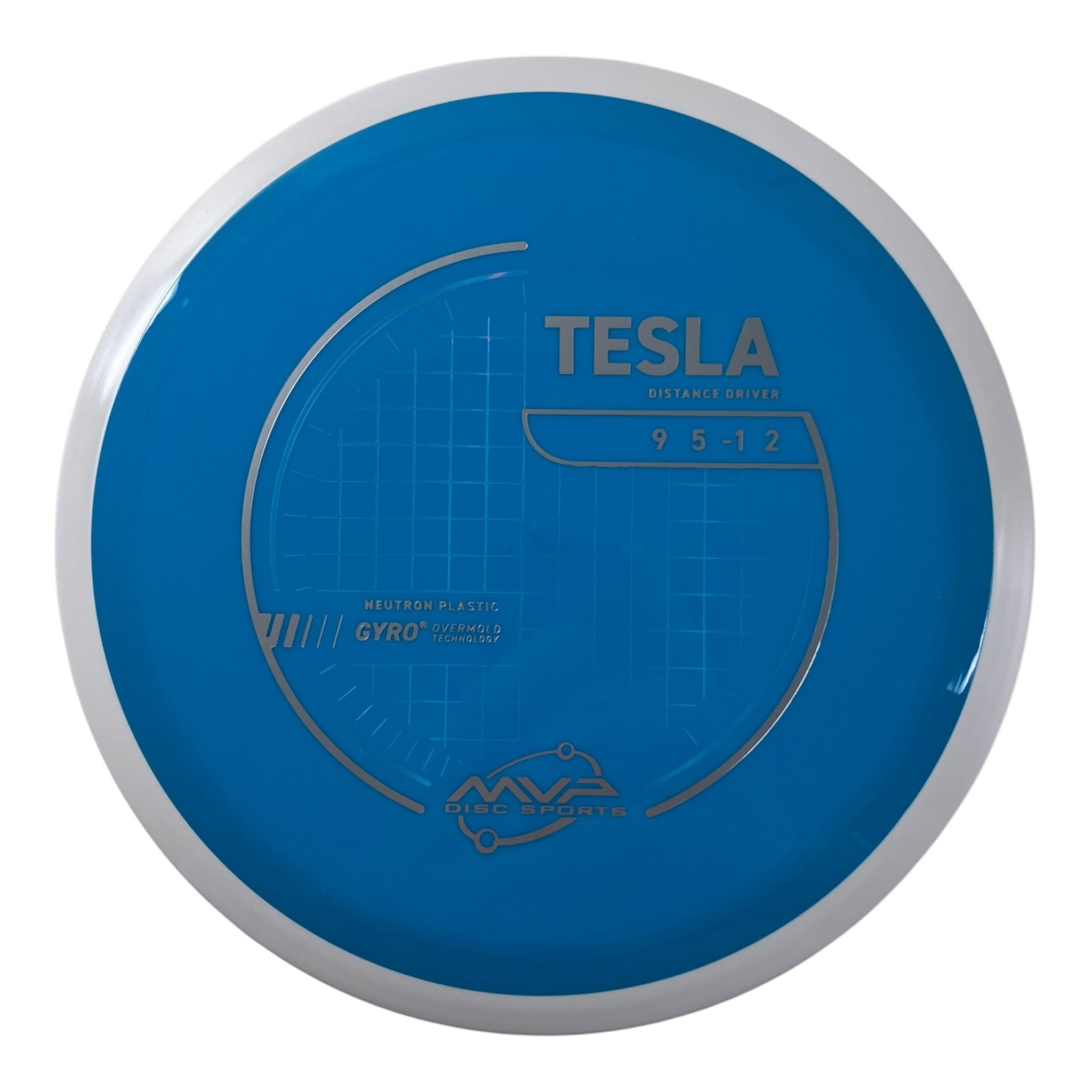 MVP Disc Sports Tesla | Neutron | Blue/White 164g (Project Lab Coat) Disc Golf