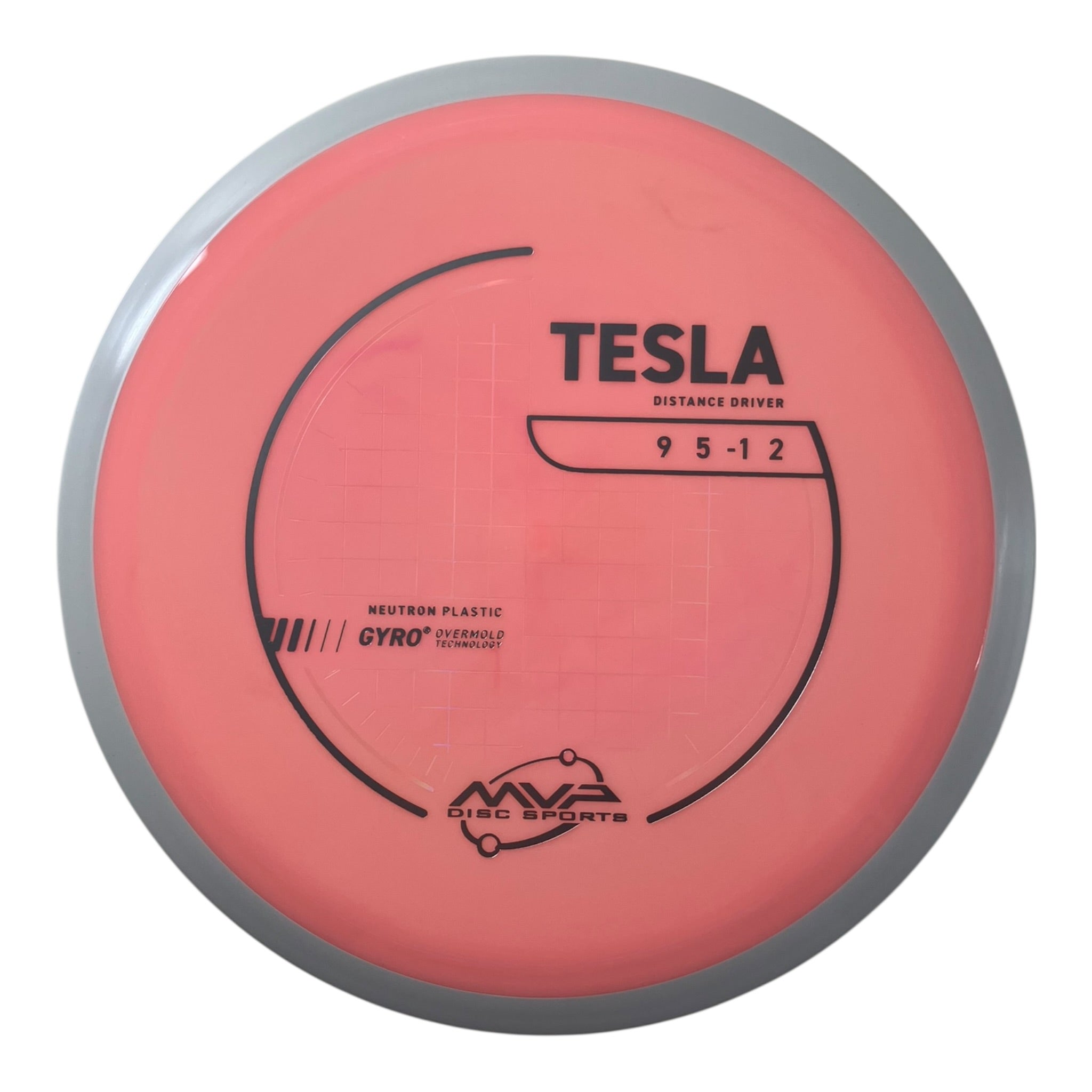 MVP Disc Sports Tesla | Neutron | Pink/White 164g (Project Lab Coat) Disc Golf