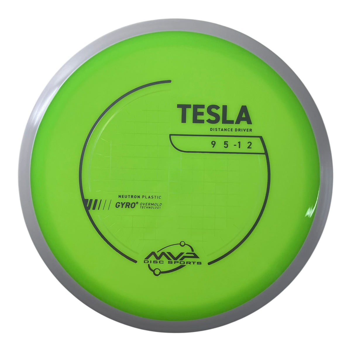 MVP Disc Sports Tesla | Neutron | Yellow/White 163g (Project Lab Coat) Disc Golf