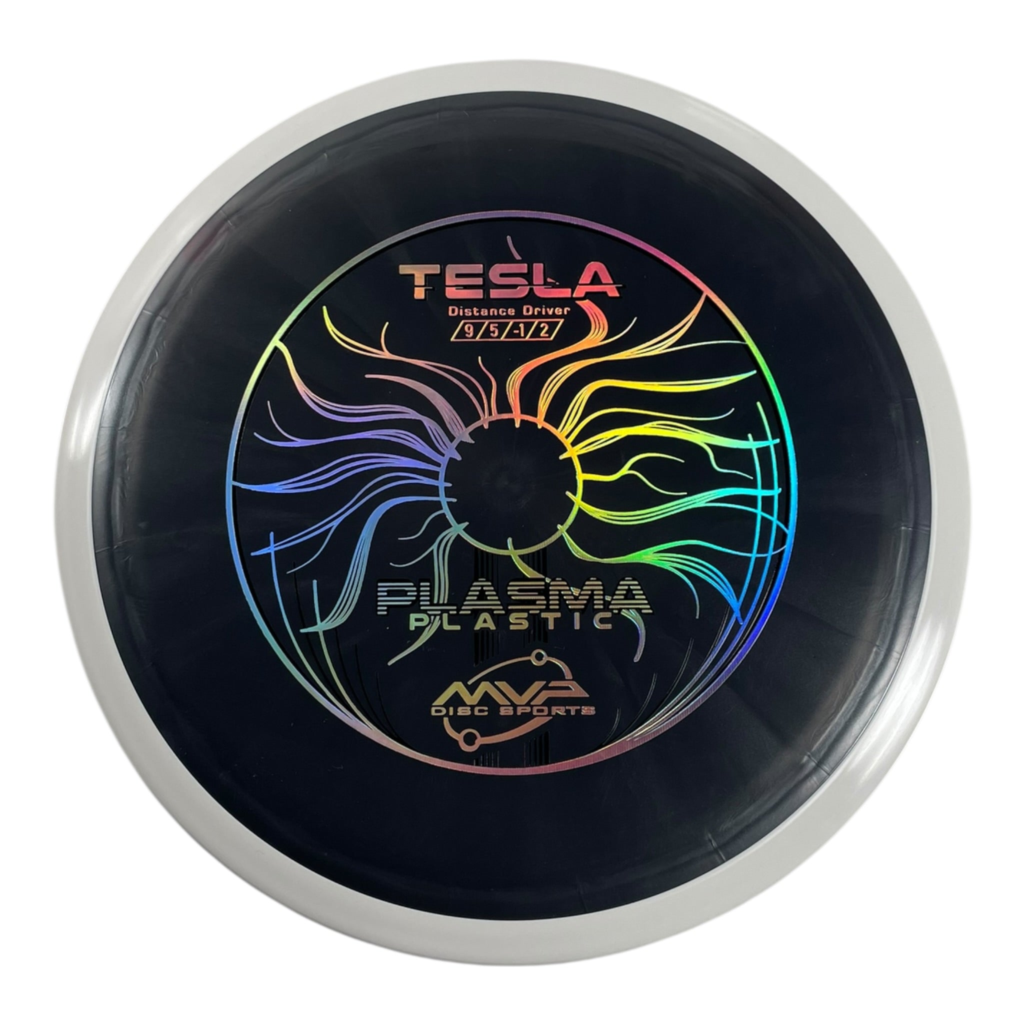 MVP Disc Sports Tesla | Plasma | Black/White 167g (Project Lab Coat) Disc Golf