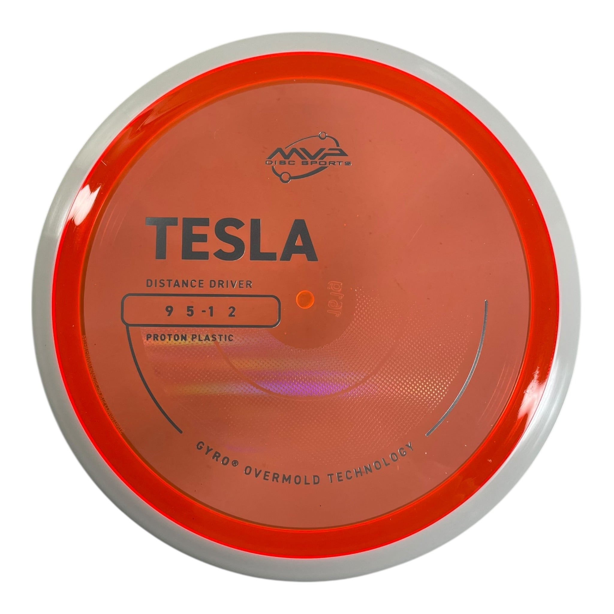 MVP Disc Sports Tesla | Proton | Orange/White 161-172g (Project Lab Coat) Disc Golf